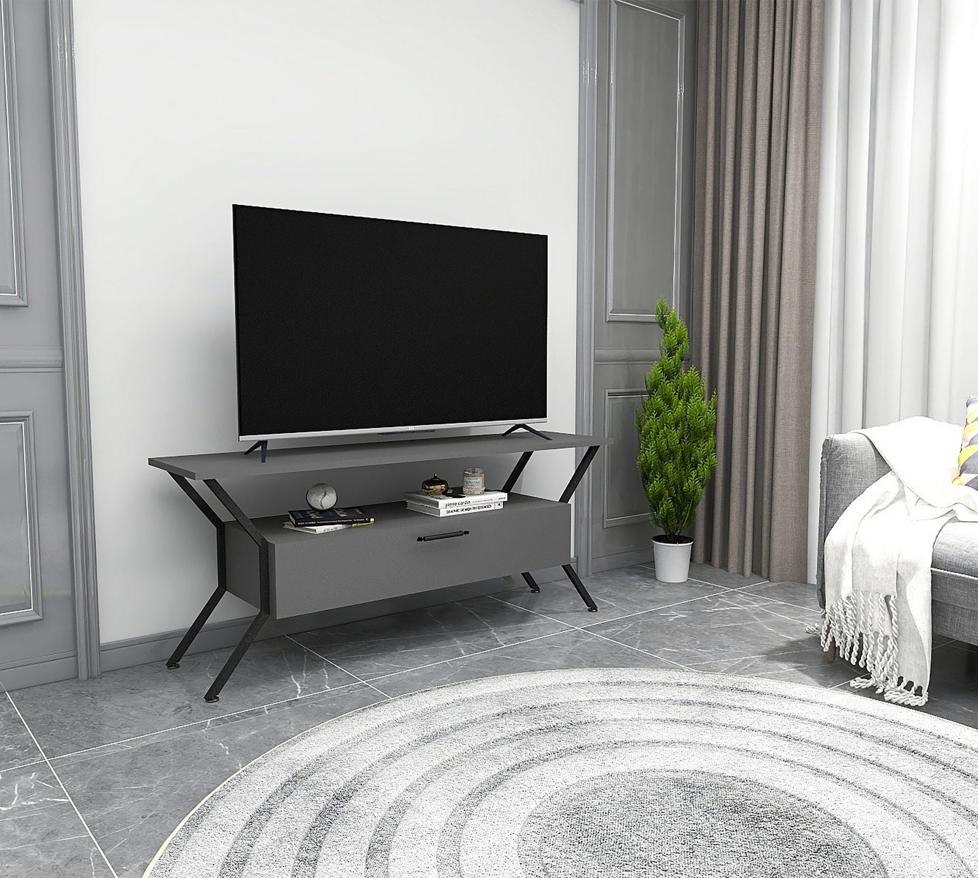 TV ormarić Tarz - Anthracite | AG-vitahome.hr