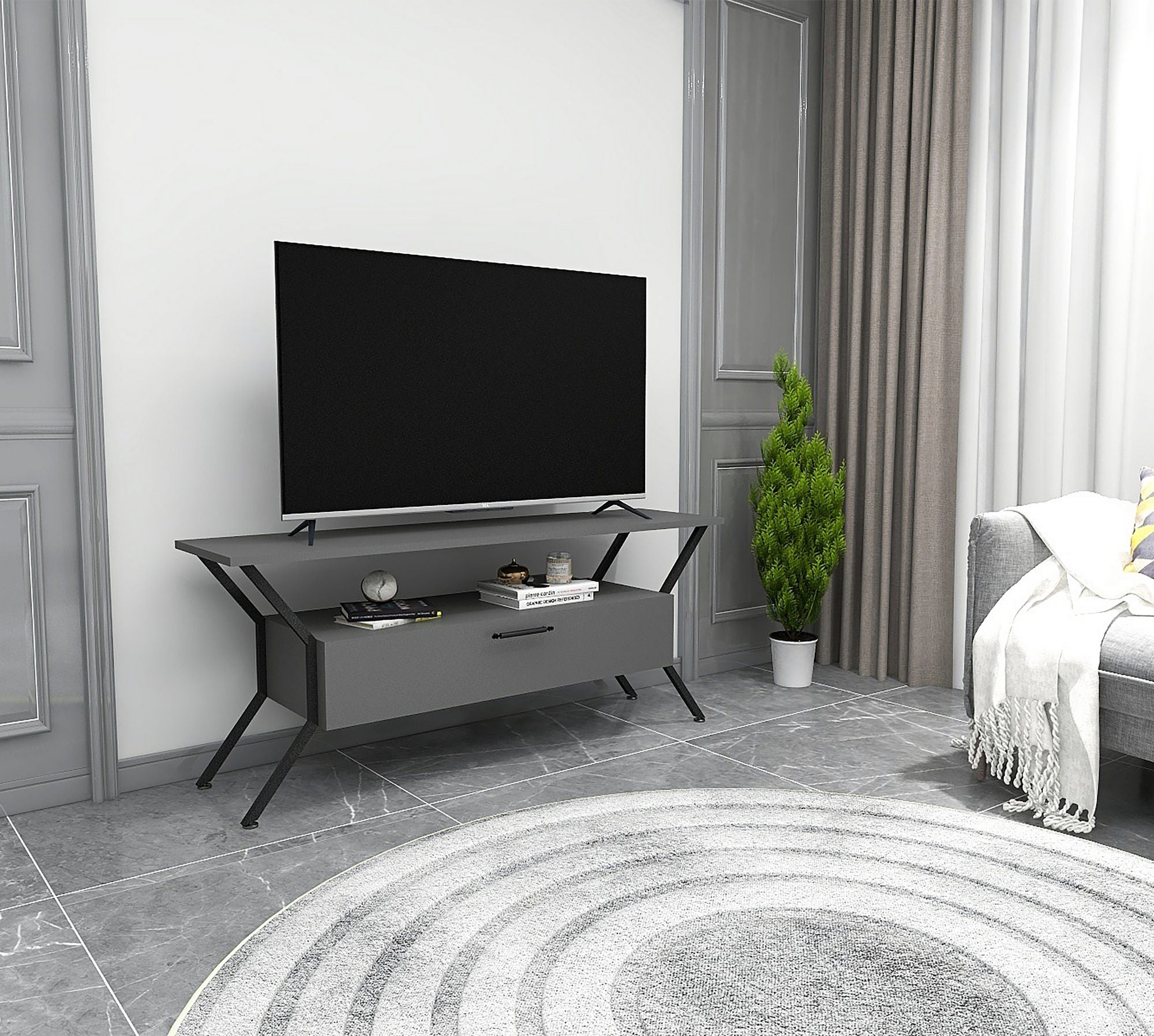 TV ormarić Tarz - Anthracite | AG-vitahome.hr