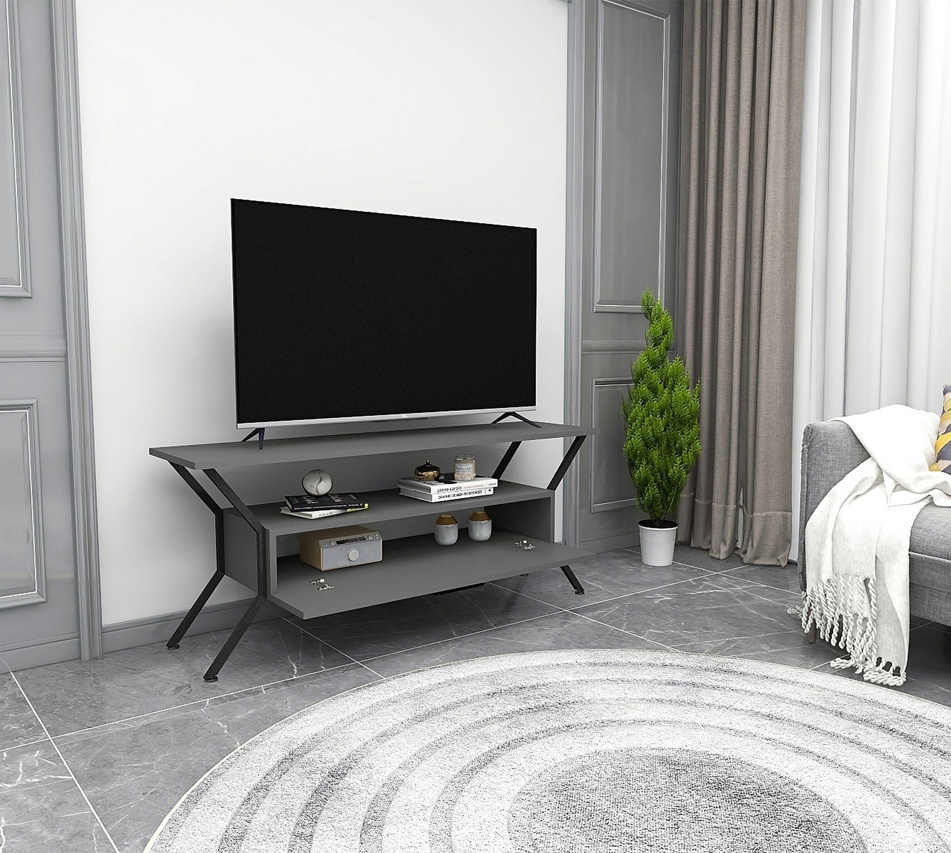 TV ormarić Tarz - Anthracite | AG-vitahome.hr