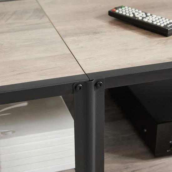 TV ormarić, TV stalak, 160 x 52 x 39 cm, siva i crna | Vasagle-vitahome.hr
