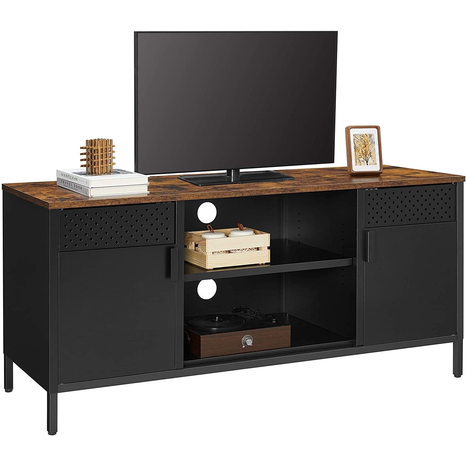 TV ormarić, TV stol s 3 podesive police 120 x 55 x 40 cm | SONGMICS-vitahome.hr