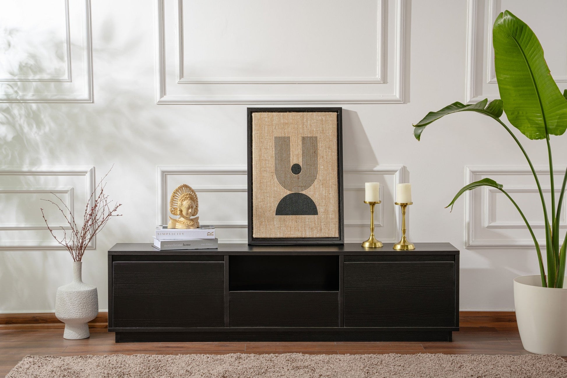 TV ormarić Vanguard - Wood Black | AG-vitahome.hr