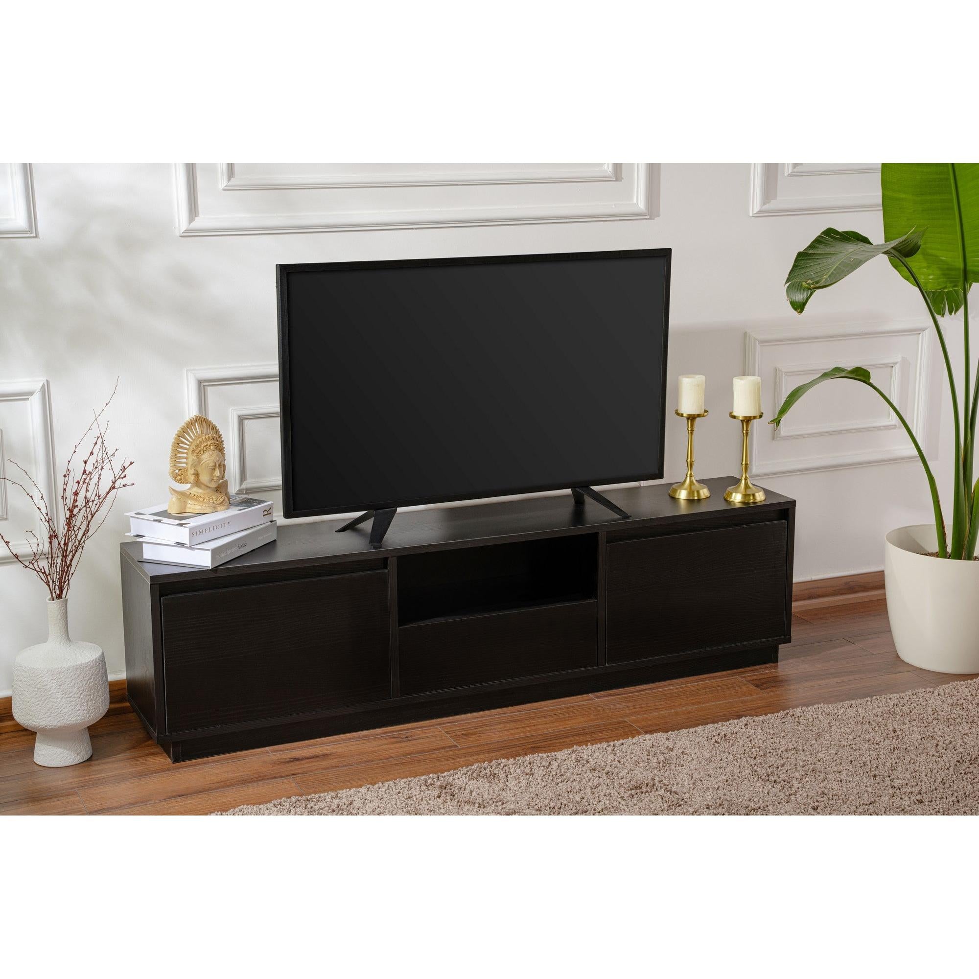 TV ormarić Vanguard - Wood Black | AG-vitahome.hr