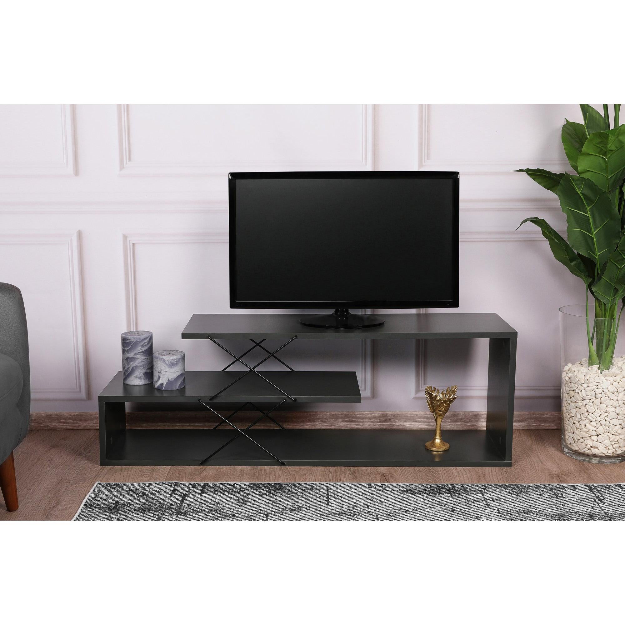 TV ormarić Zigzag - Anthracite | AG-vitahome.hr