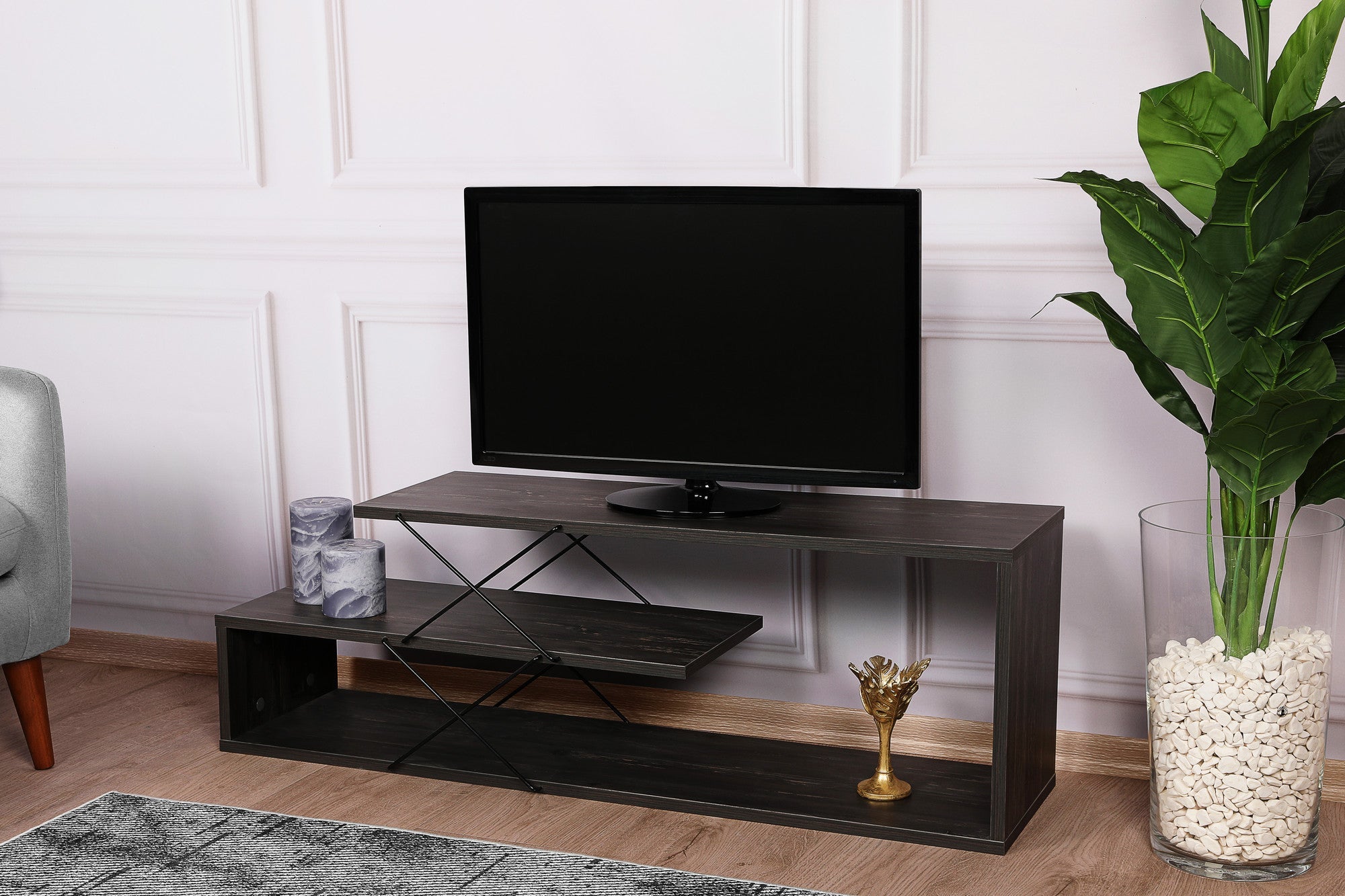 TV ormarić Zigzag - Dark Brown | AG-vitahome.hr