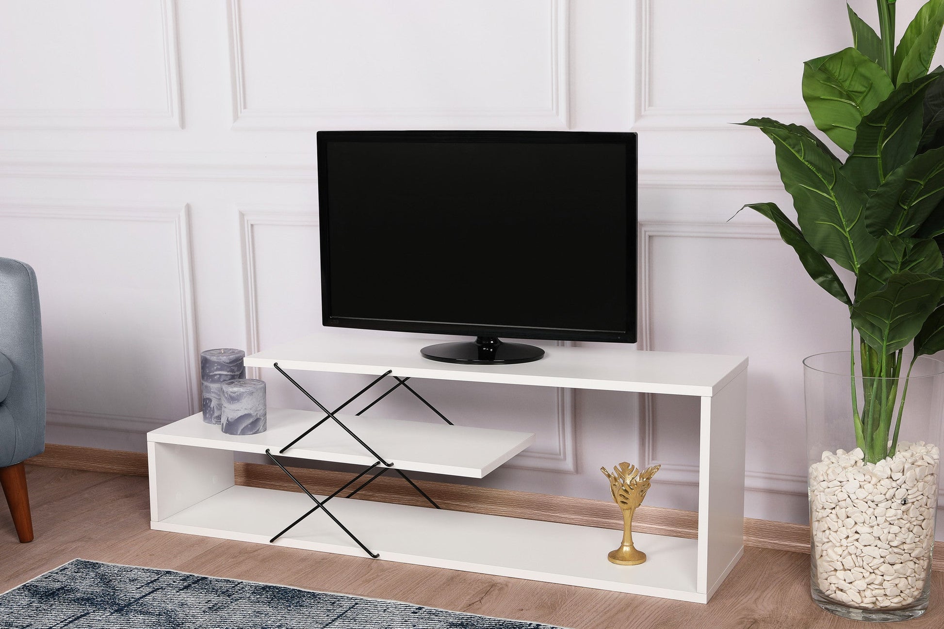 TV ormarić Zigzag - White | AG-vitahome.hr