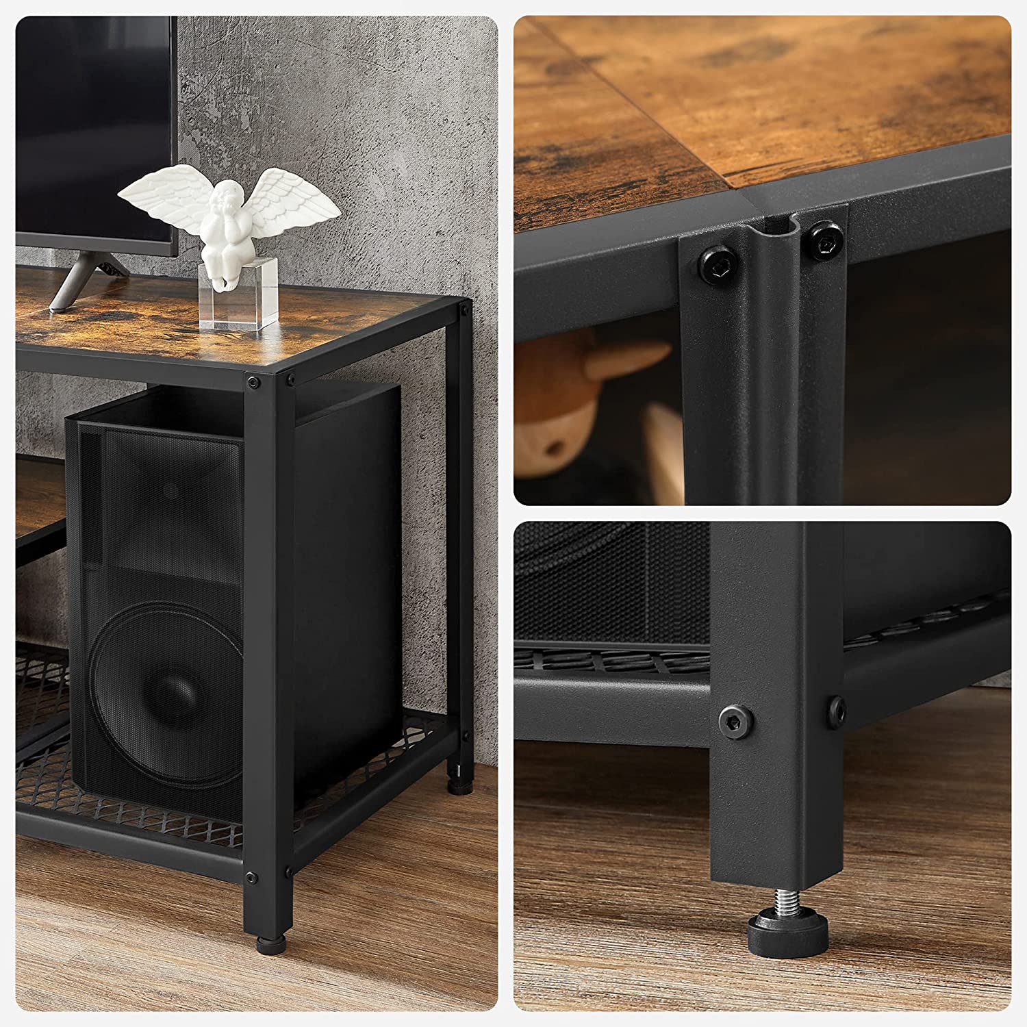 TV stalak s otvorenom policom za odlaganje 147 x 50 x 40 cm | Vasagle-vitahome.hr