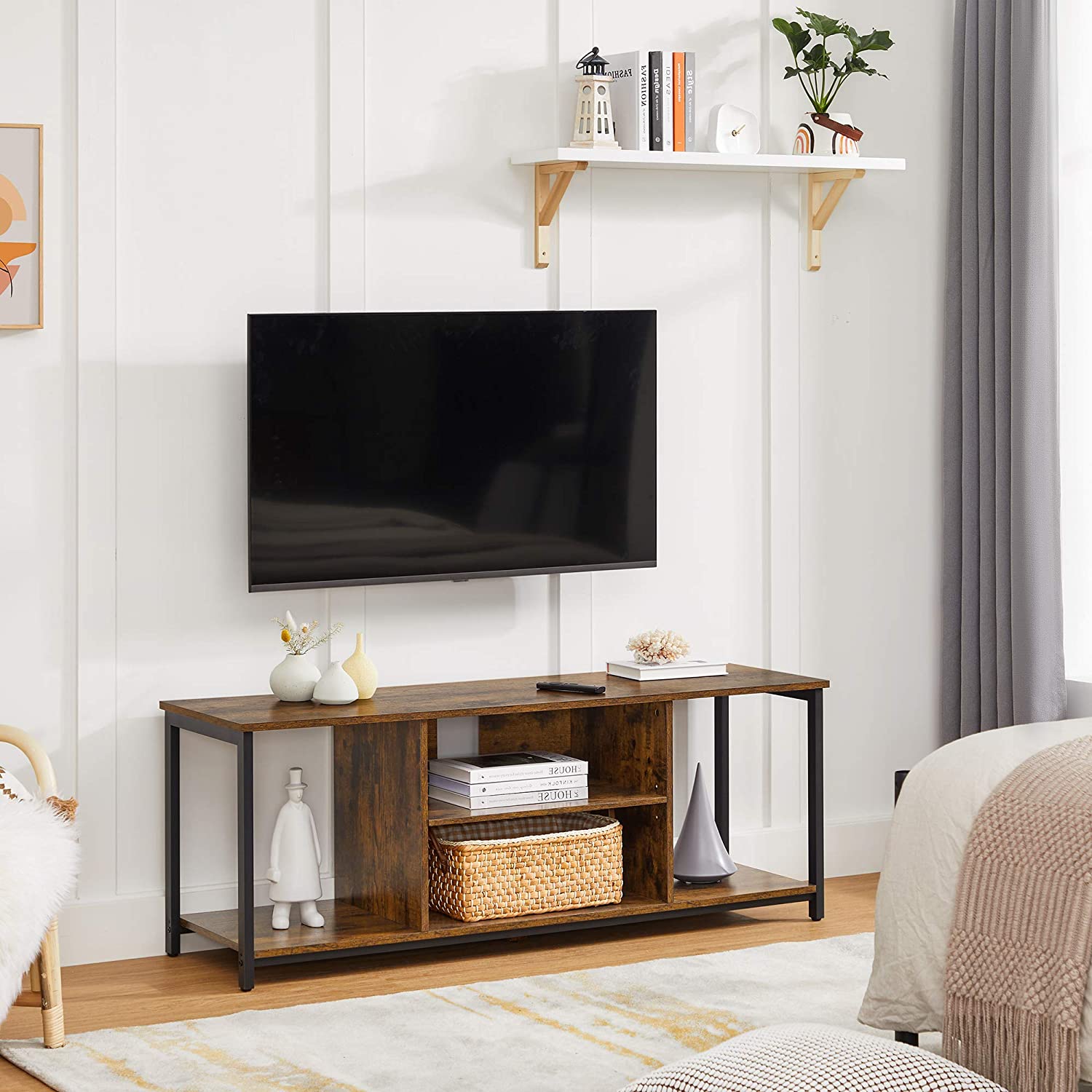 TV stalak za 60 inčni TV 135 x 40 x 50 cm | Vasagle-vitahome.hr