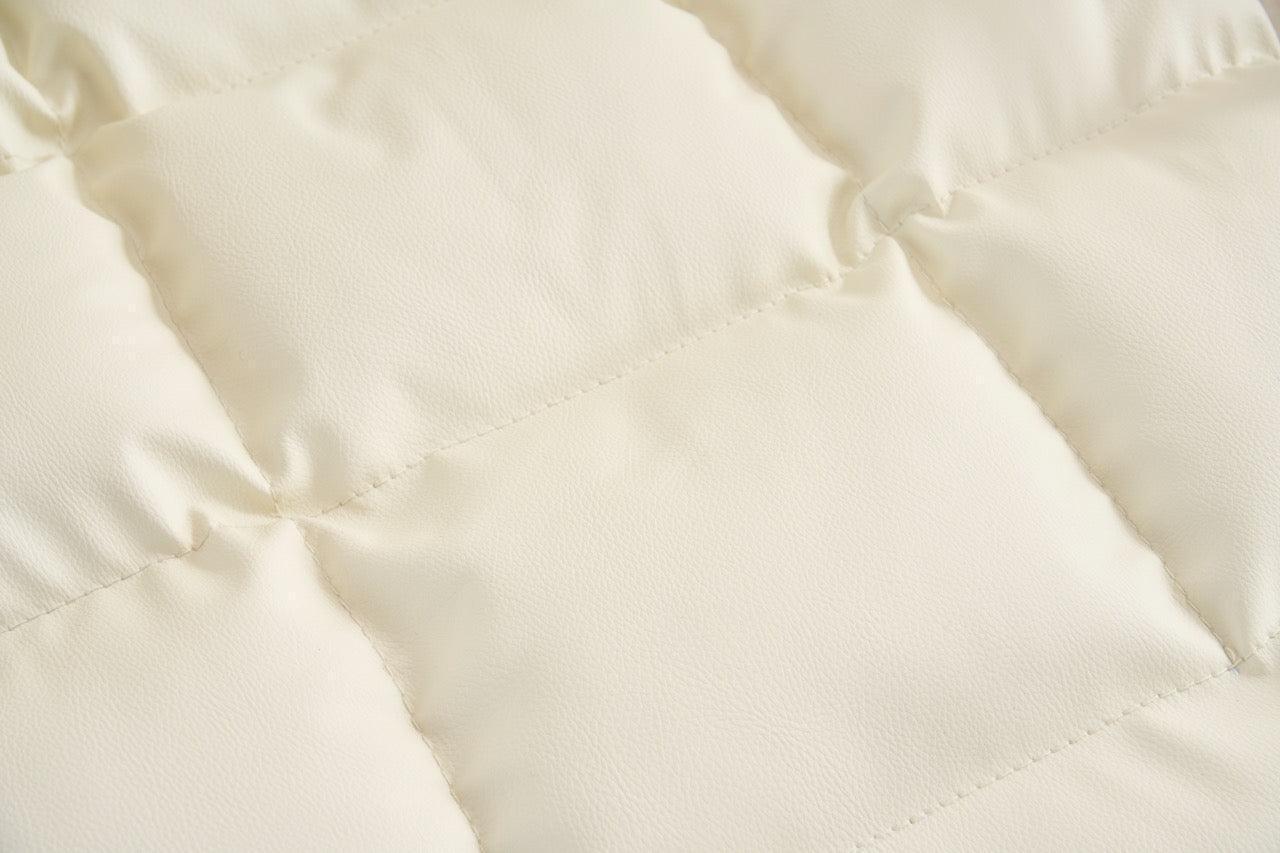 Udobna ljuljačka fotelja s 5 razina podešavanja, mekano podstavljena, bijela