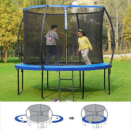 Uložak za trampolin, promjera 305 cm, širine 30 cm, uklonjiv, otporan na UV zrake, izdržljiv, s zaštitom rubova, plavi
