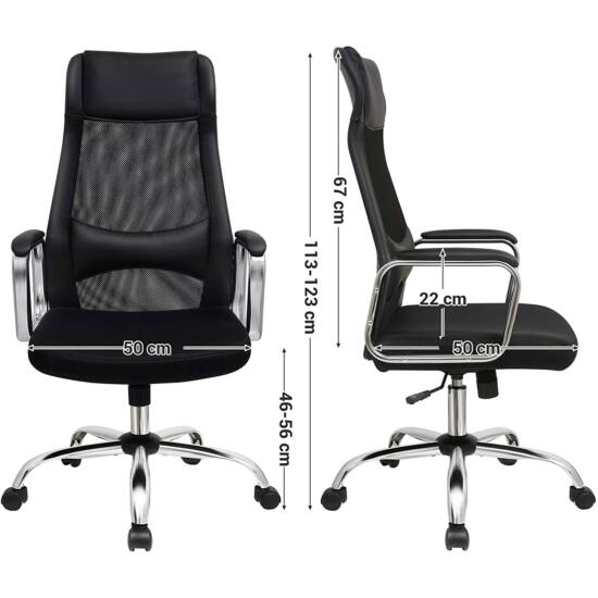 Uredska stolica, ergonomska kompjuterska stolica | SONGMICS-vitahome.hr