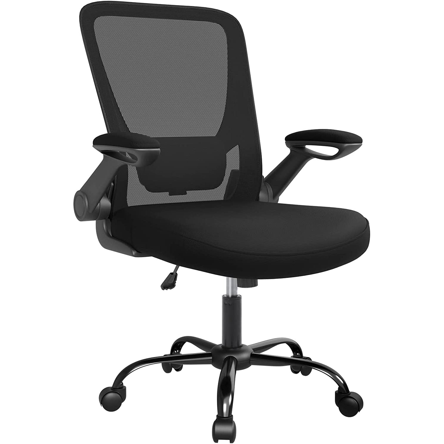 uredska stolica sa sklopivim naslonima za ruke, ergonomska računalna stolica | SONGMICS-vitahome.hr