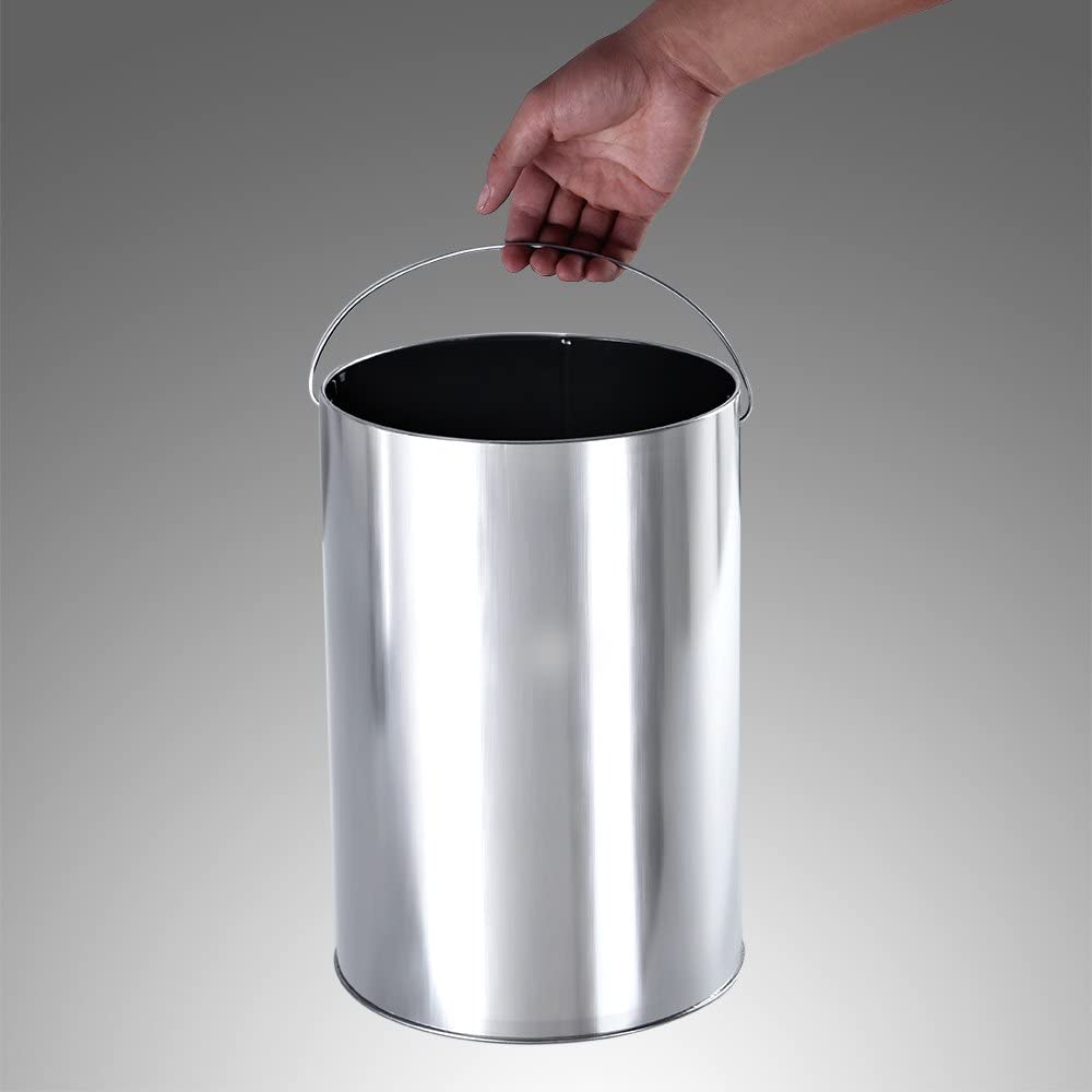 Vanjska stojeća pepeljara 30L, 60,5 x 24,5 cm, crno-srebrna | SONGMICS-vitahome.hr