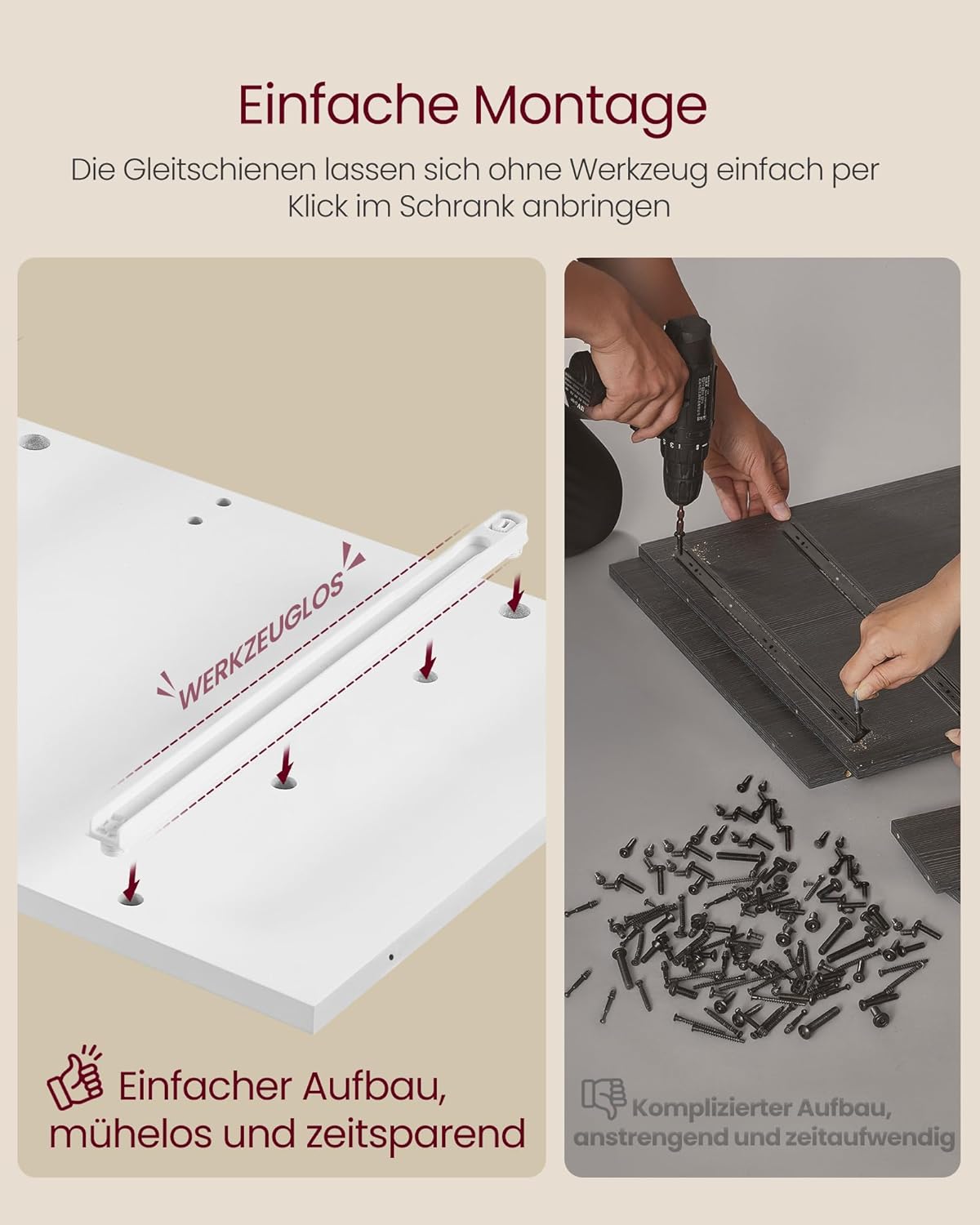 VASAGLE kupaonski ormarić, 30 x 60 x 100 cm, oblačno bijela