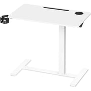 VASAGLE mobilni bočni stolić na kotačima, 80x45 cm, bijeli