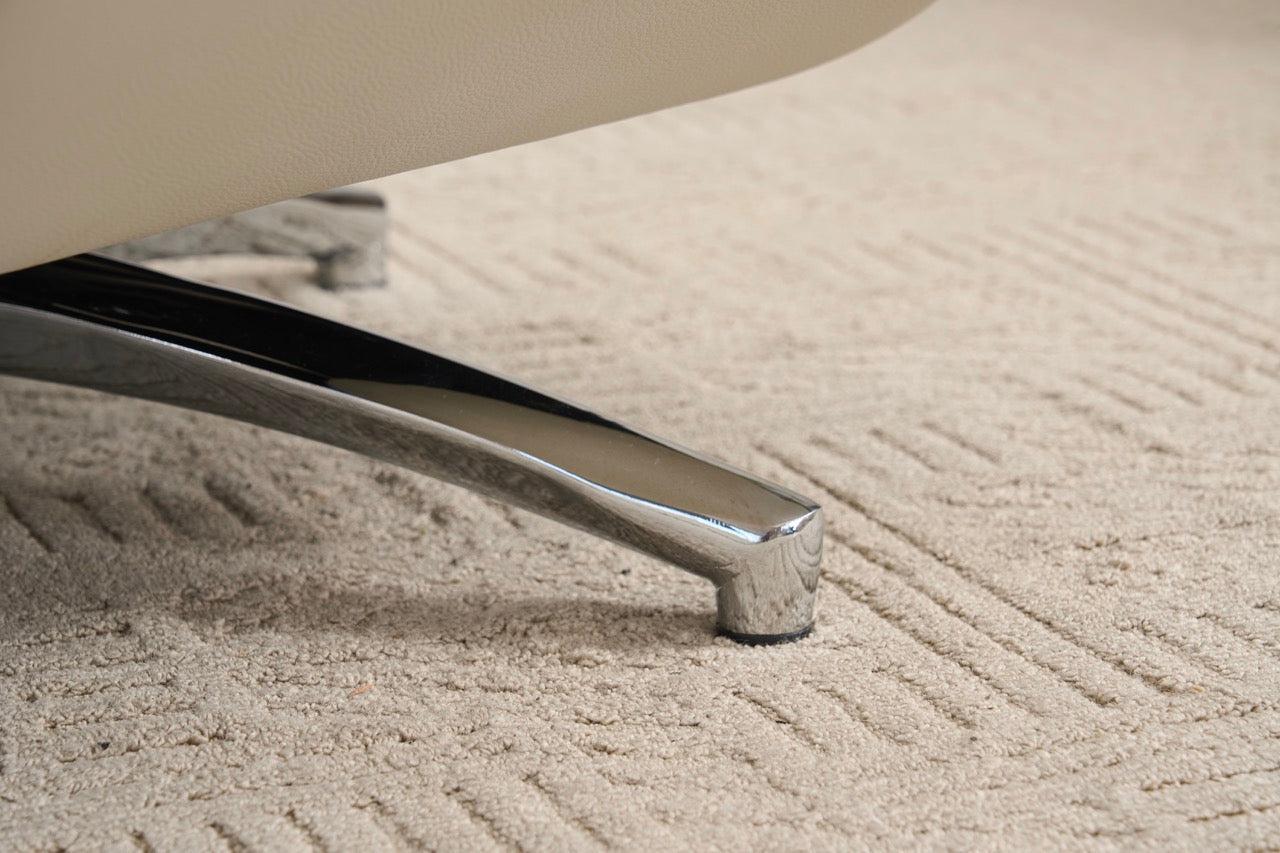 VASHOME električna fotelja za opuštanje s podesivim naslonom, osloncem za noge i USB priključkom, bež