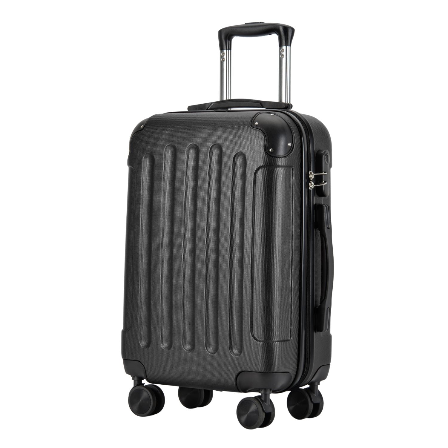VERTICAL kabinski kofer na 4 kotača s bravom, 55x39x20cm, crni | BONTOUR-vitahome.hr