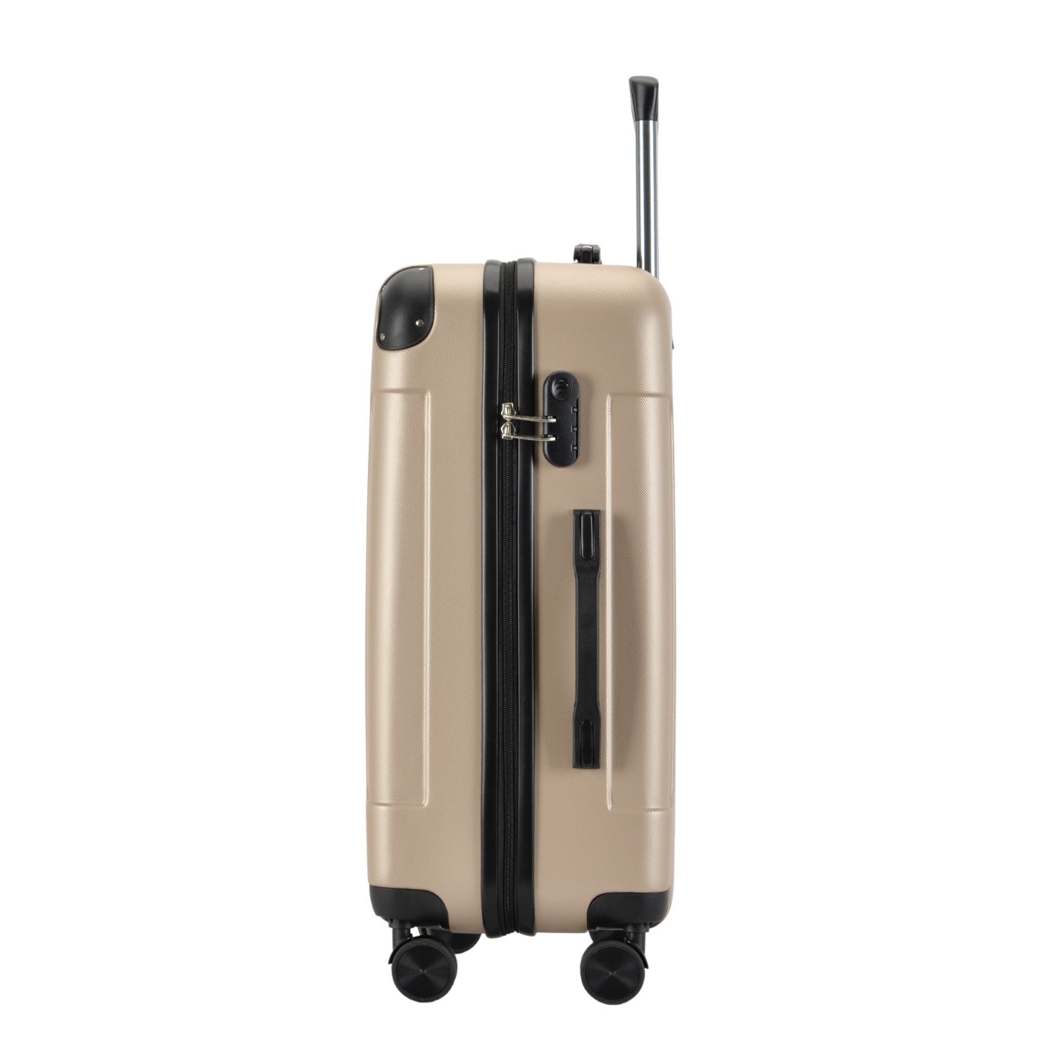 VERTICAL set od 3 kofera na 4 kotača s bravom, boja šampanjca | BONTOUR-vitahome.hr
