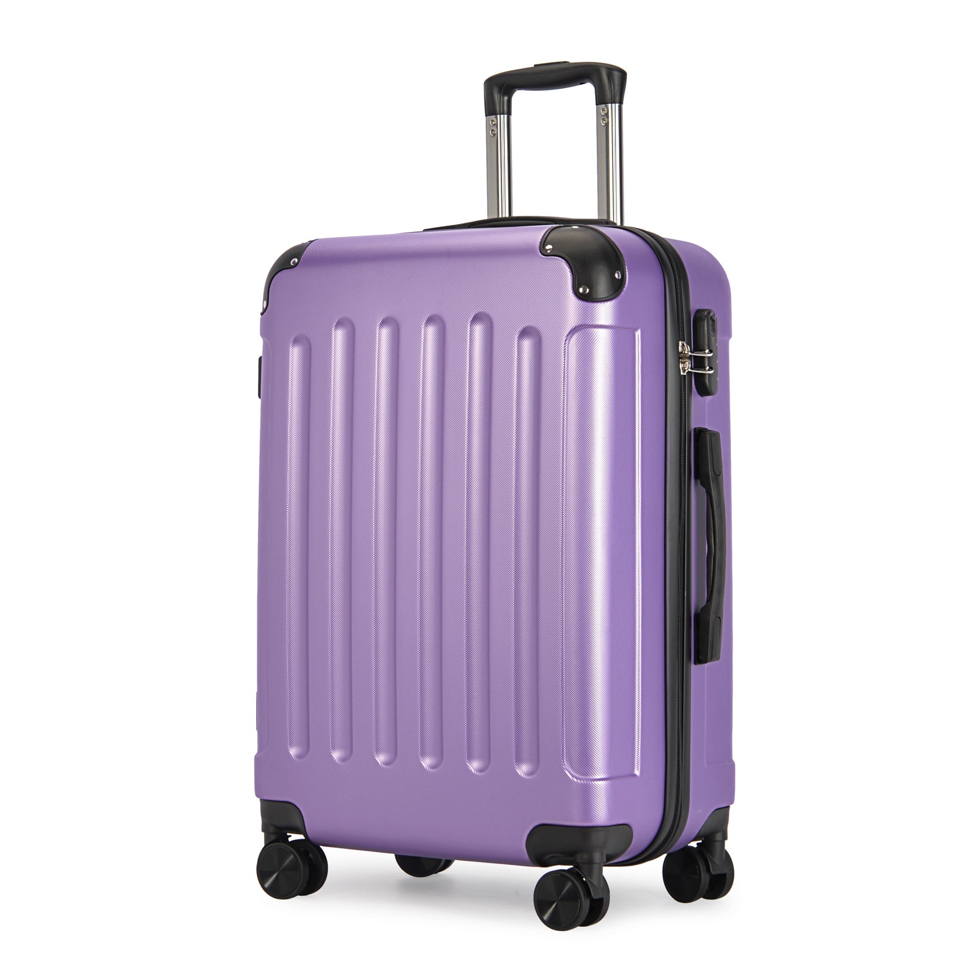 VERTICAL set od 3 kofera na 4 kotača s bravom, ljubičasta | BONTOUR-vitahome.hr