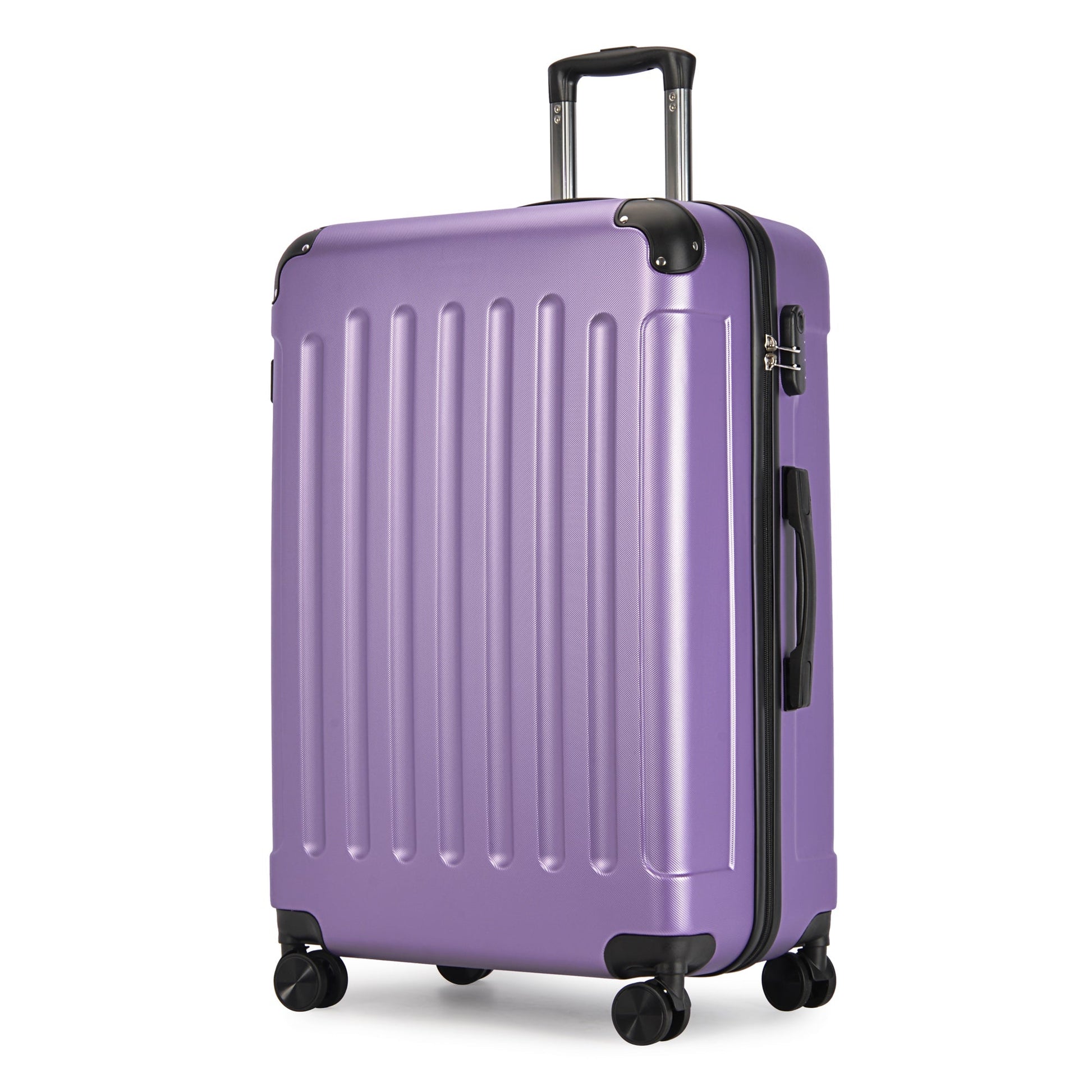 VERTICAL set od 3 kofera na 4 kotača s bravom, ljubičasta | BONTOUR-vitahome.hr