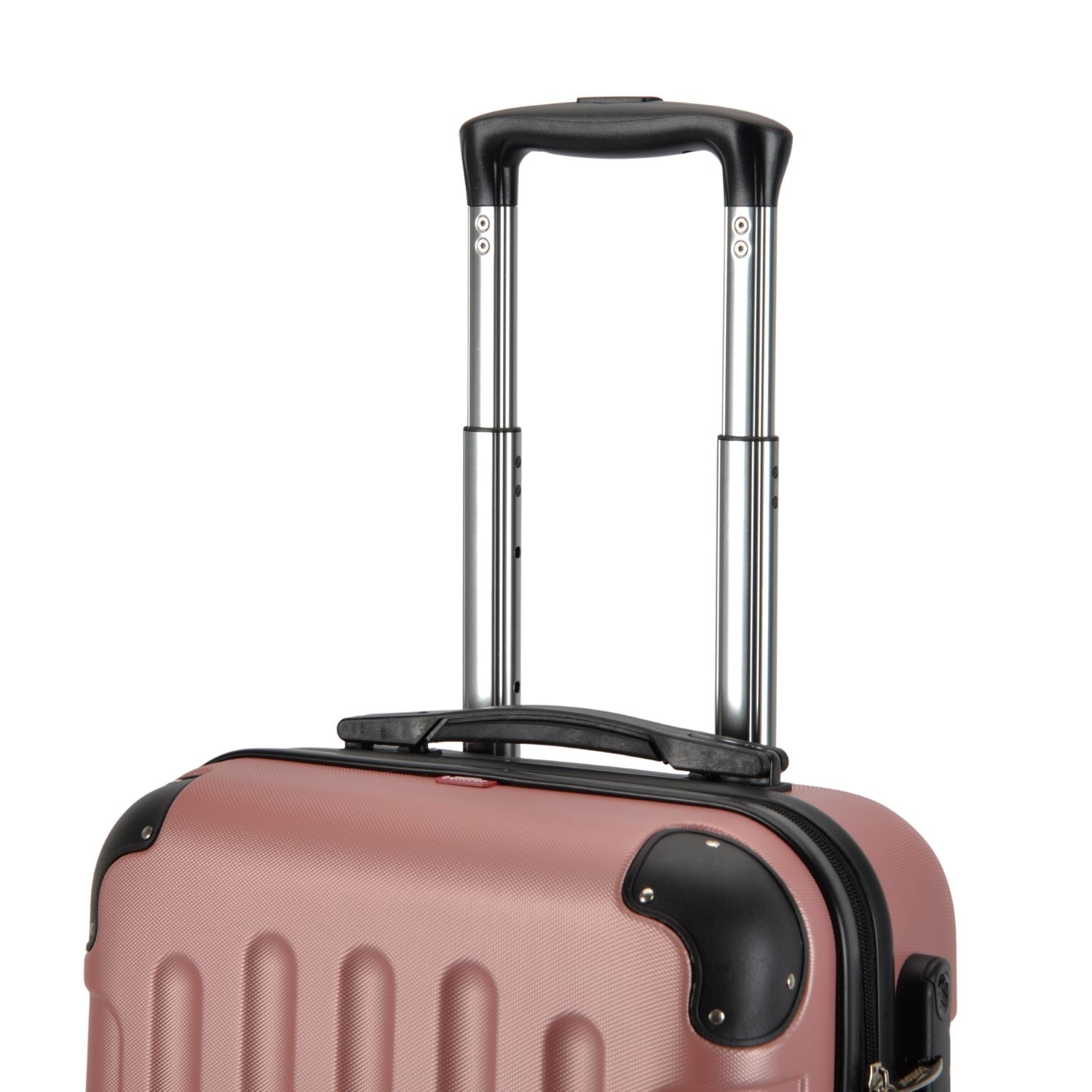 VERTICAL set od 3 kofera na 4 kotača s bravom, ružičasto zlato | BONTOUR-vitahome.hr