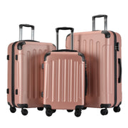 VERTICAL set od 3 kofera na 4 kotača s bravom, ružičasto zlato | BONTOUR-vitahome.hr