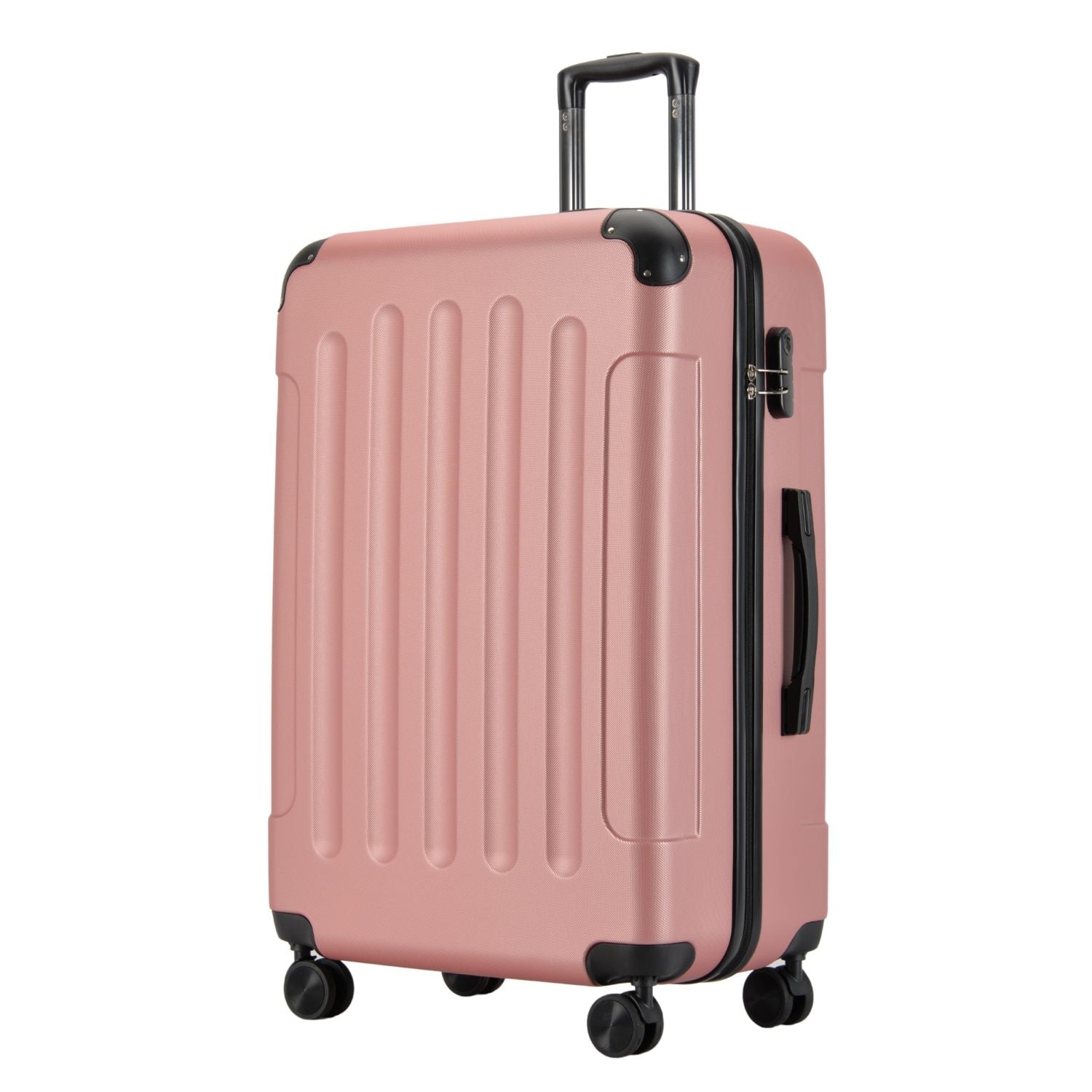 VERTICAL srednji kofer na 4 kotača s bravom, 65 x 44.5 x 27 cm, roze zlato | BONTOUR-vitahome.hr