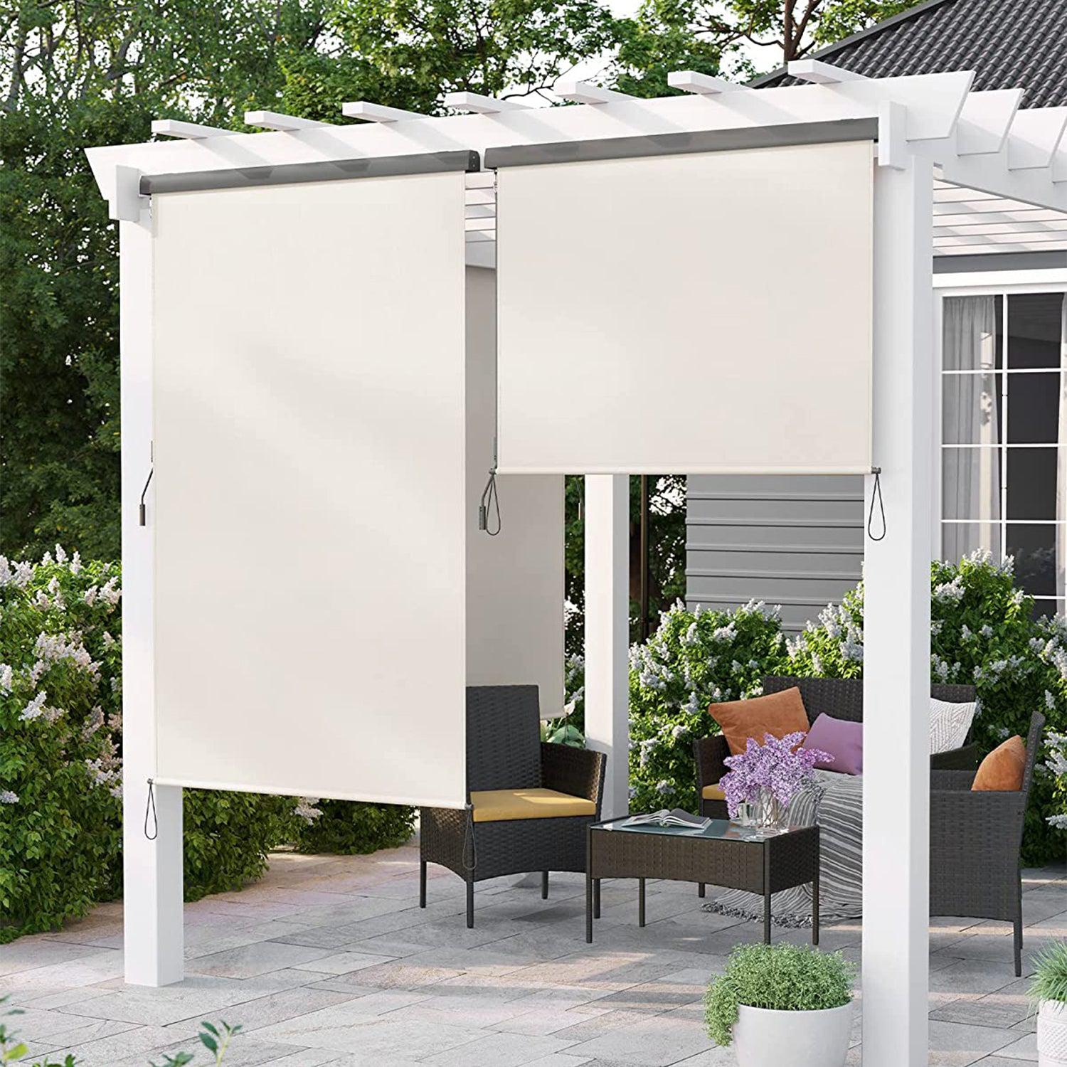 Vertikalna tenda 1,4 x 2,5 m (Š x V), bež boje | SONGMICS-vitahome.hr