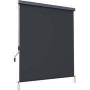 Vertikalna tenda 2,5 x 1,6 m (V x Š), sive boje | SONGMICS-vitahome.hr