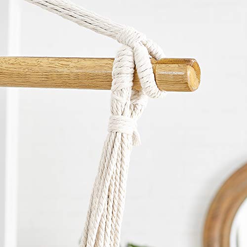 Viseća stolica s 2 jastuka nosivosti do 150kg, 148 x 125 cm, sive i bež boje | SONGMICS-vitahome.hr