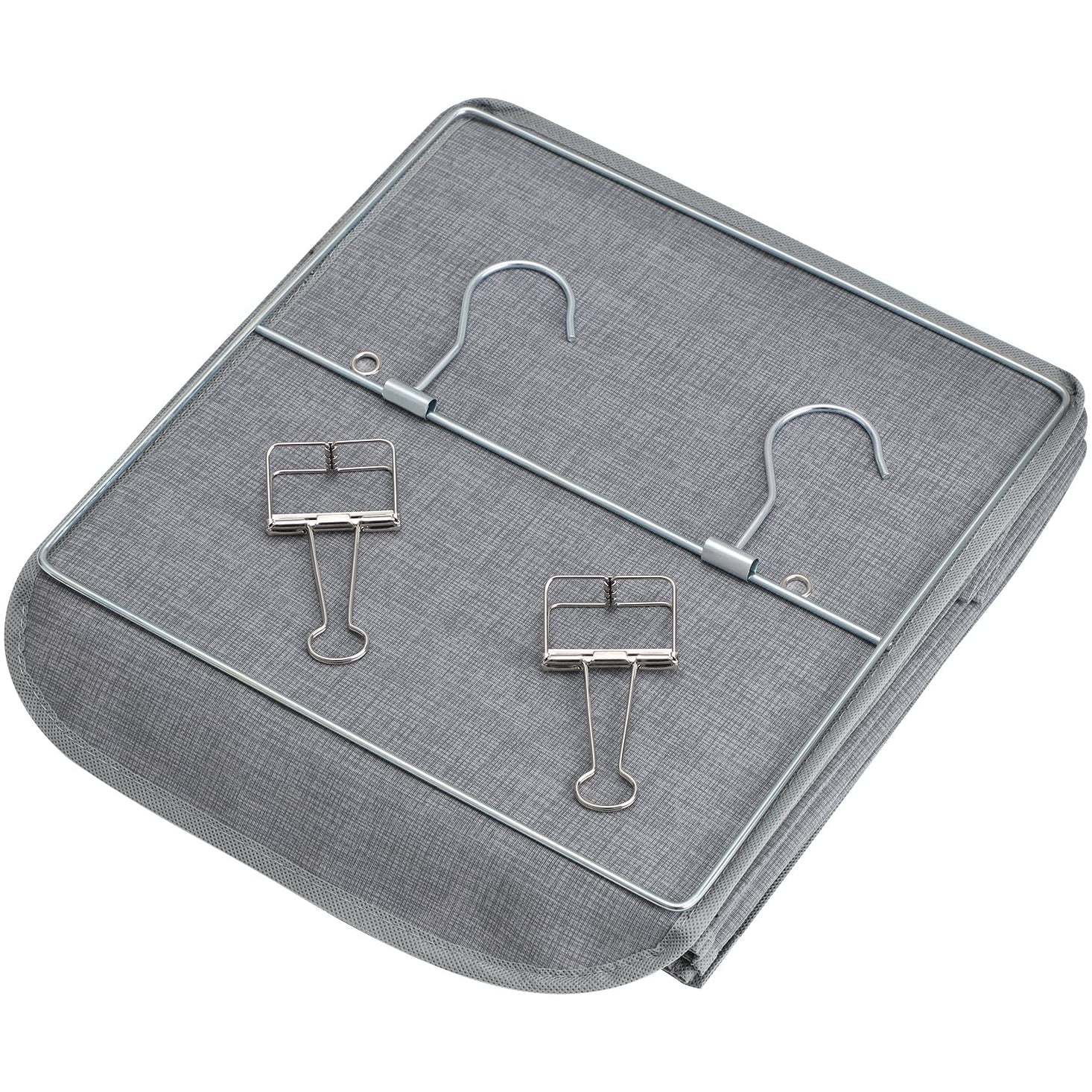 Viseće spremište sa 6 polica, organizator za ormar, 30 x 130 x 30 cm, sivo | SONGMICS-vitahome.hr