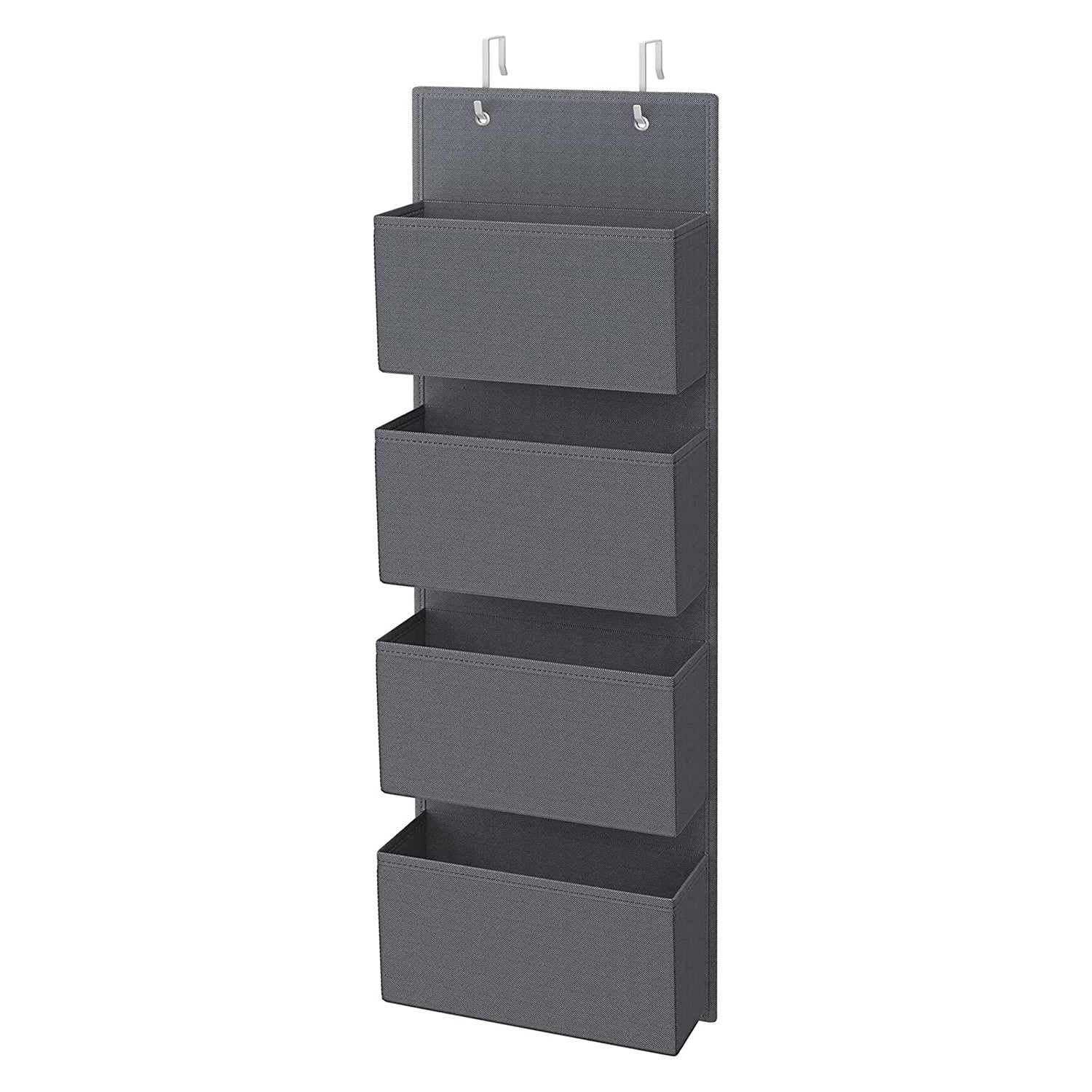 Viseći organizator za odlaganje s 4 džepa 33,5 x 100 x 12 cm, sivi | SONGMICS-vitahome.hr
