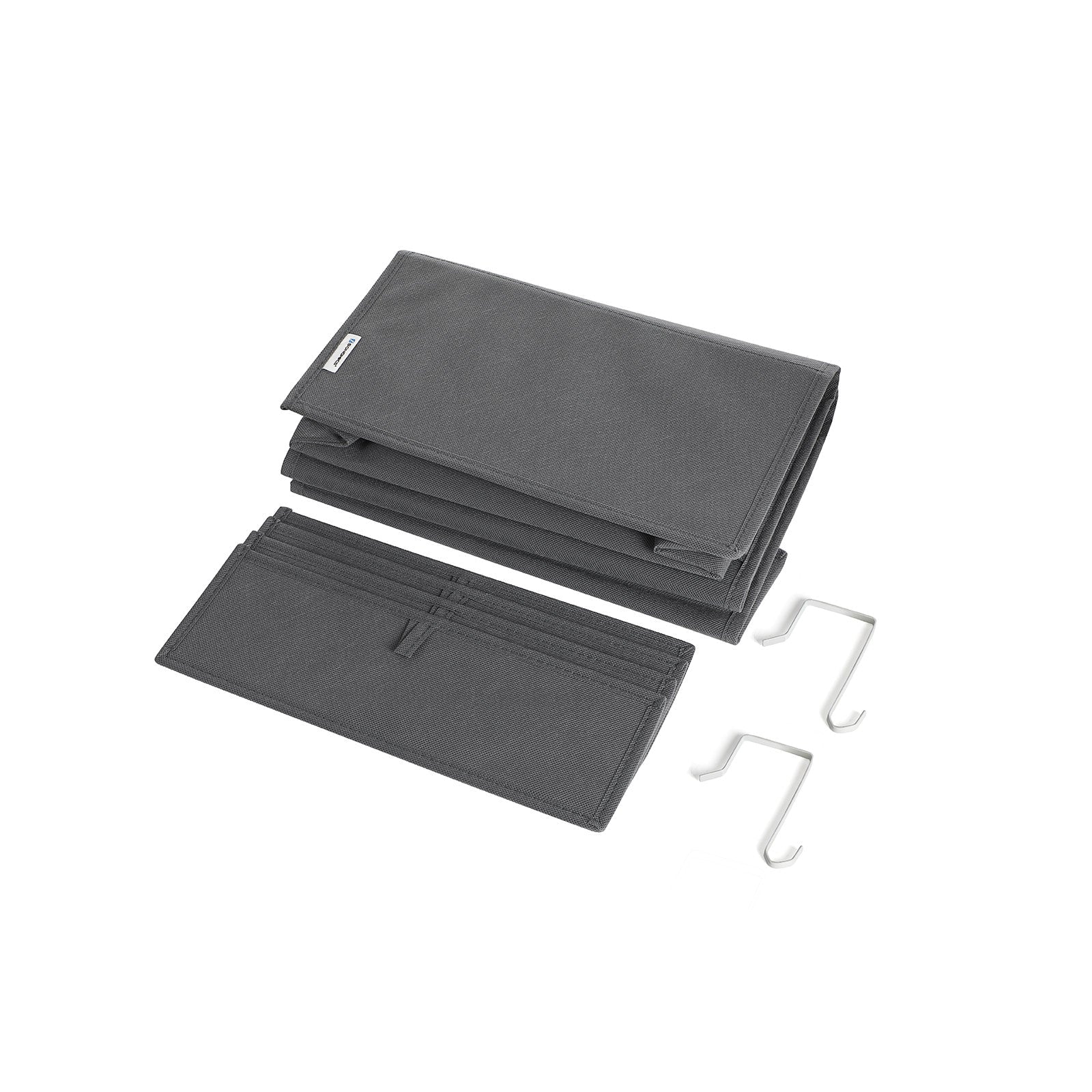 Viseći organizator za odlaganje s 4 džepa 33,5 x 100 x 12 cm, sivi | SONGMICS-vitahome.hr