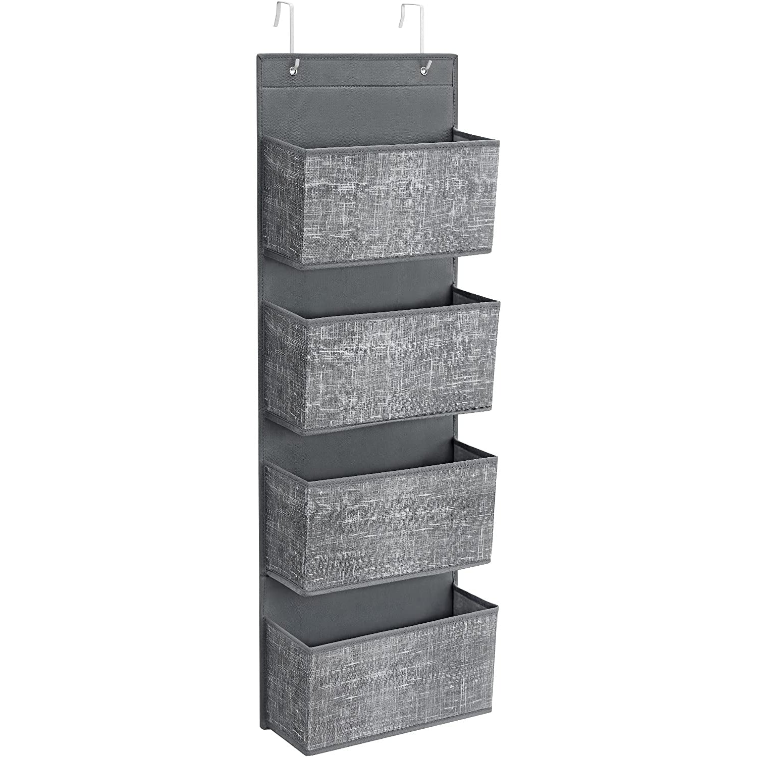 Viseći organizator za odlaganje s 4 džepa 33,5 x 100 x 12 cm, sivo prošarani | SONGMICS-vitahome.hr