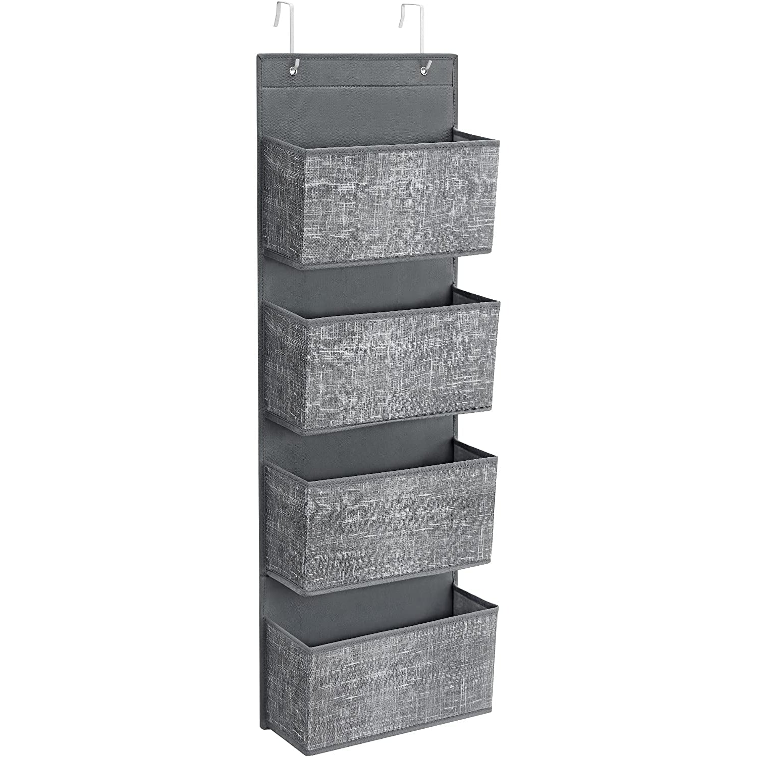Viseći organizator za odlaganje s 4 džepa 33,5 x 100 x 12 cm, sivo prošarani | SONGMICS-vitahome.hr