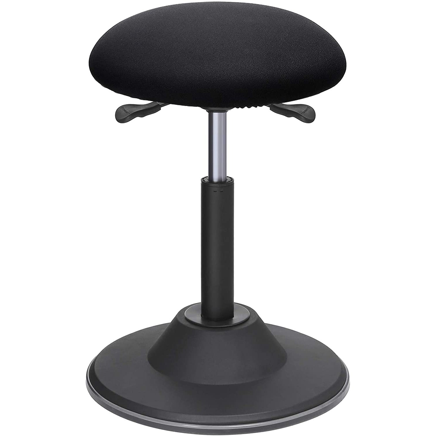 Visoka radna stolica, barska/uredska stolica rotirajuća za 360°, crna | SONGMICS-vitahome.hr