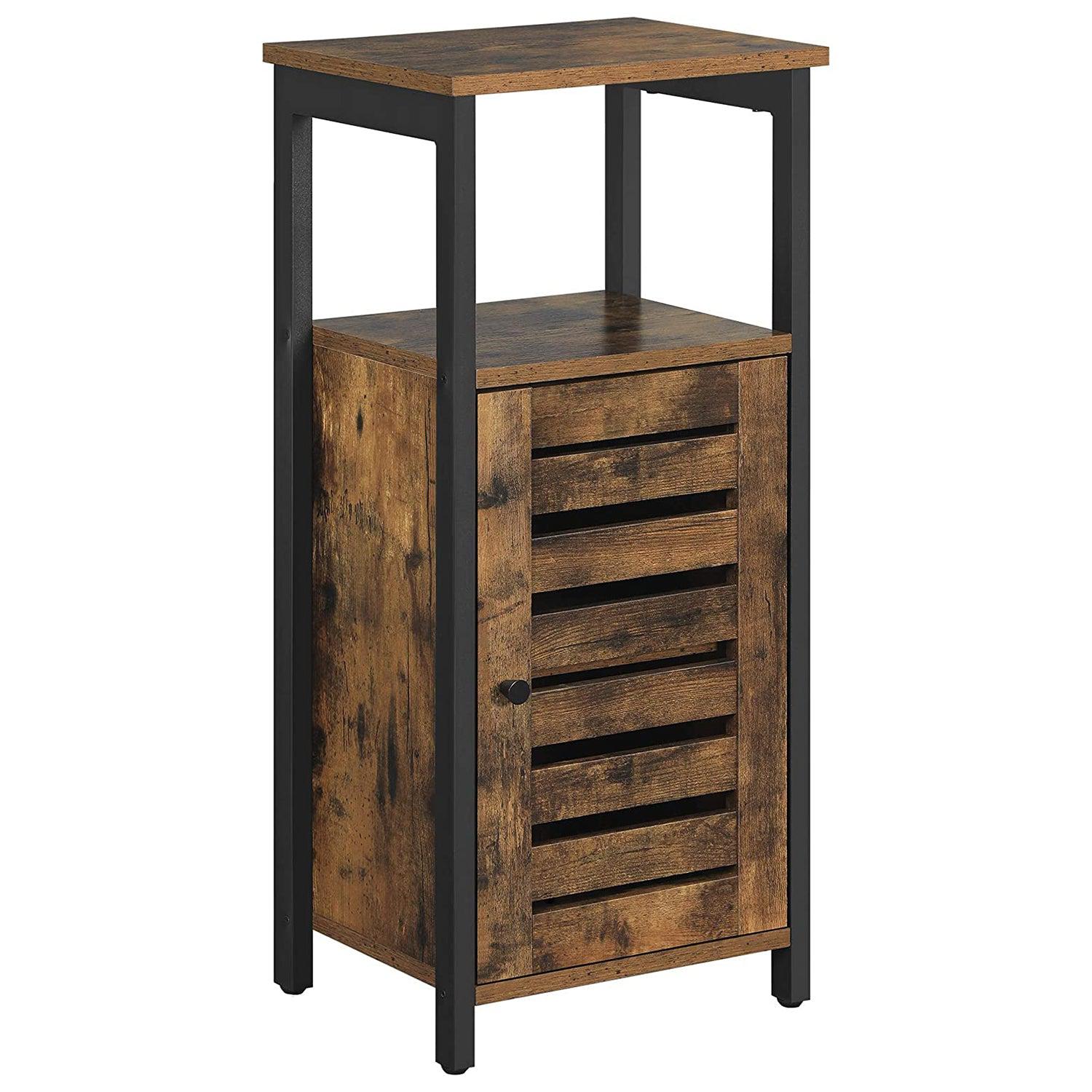 Visoki mali ormar s vratima od letvica 37 x 30 x 81 cm | Vasagle-vitahome.hr