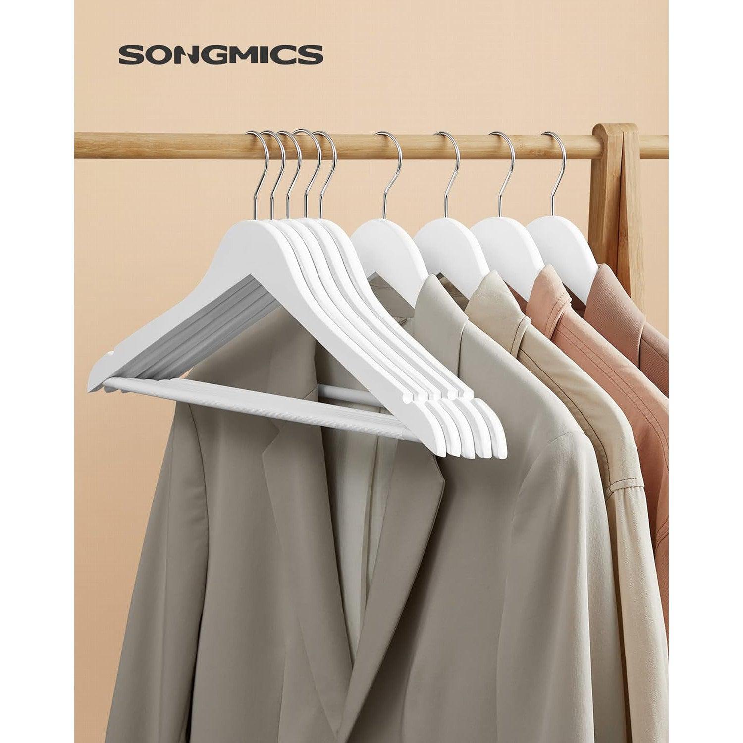 Vješalice za odjeću 50 kom, bijele | SONGMICS-vitahome.hr