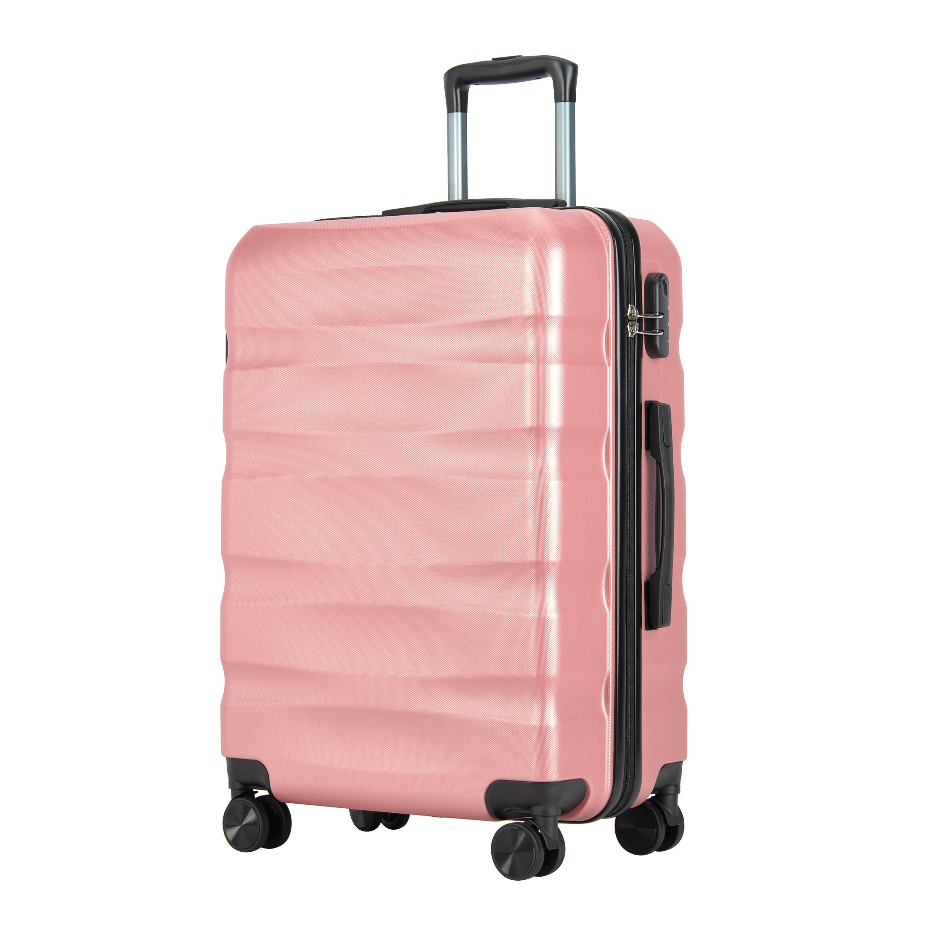 WAVE kofer srednje veličine na 4 dvostruka kotača, roze zlato | BONTOUR-vitahome.hr