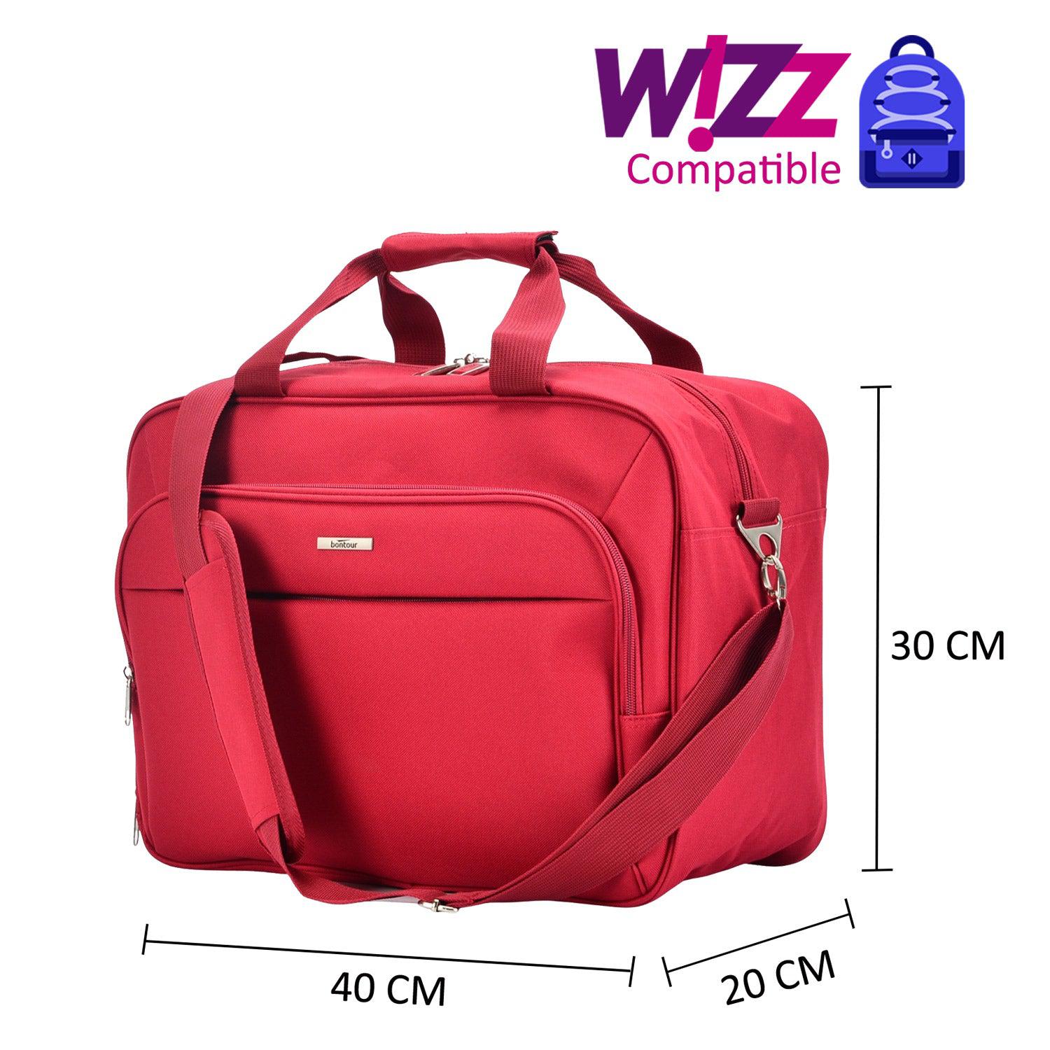 Wizzair kabinska torba 40x30x20 cm ručna prtljaga, torba za sport, crvena | BONTOUR-vitahome.hr