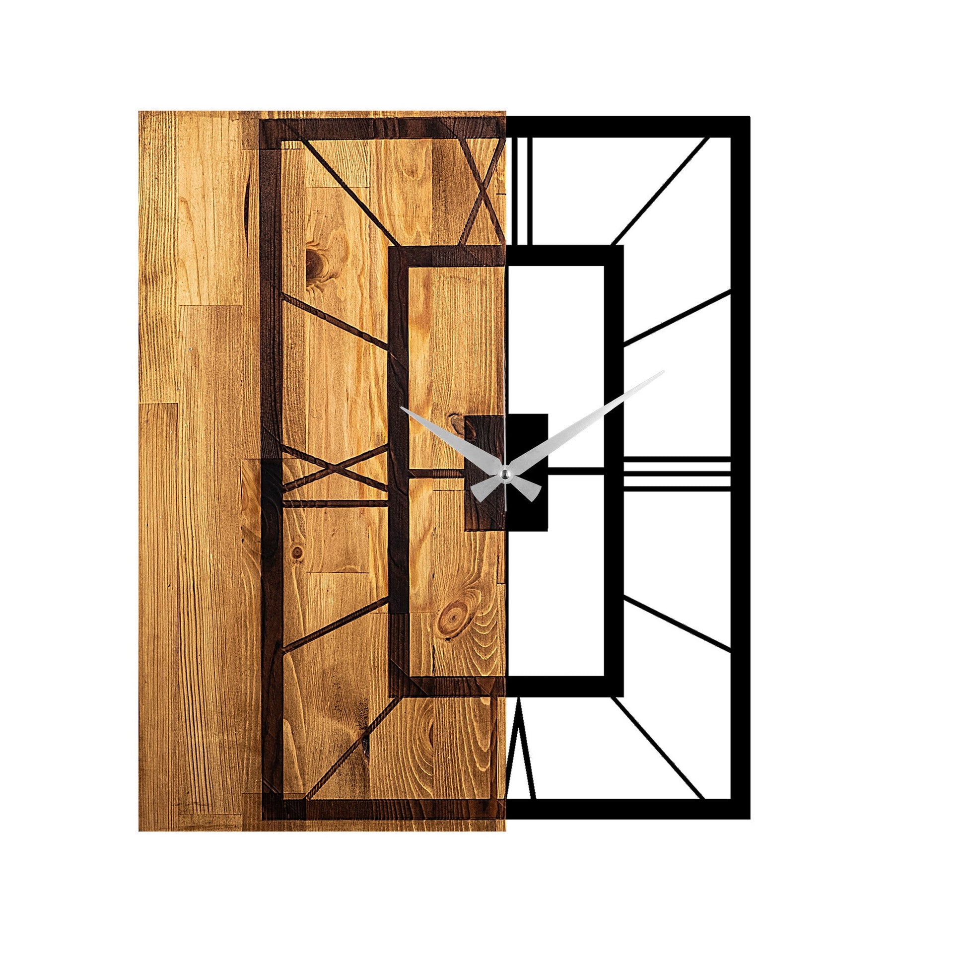 Zidna dekoracija Decorative Wooden Wall Clock, Wooden Clock 37 | AG-vitahome.hr