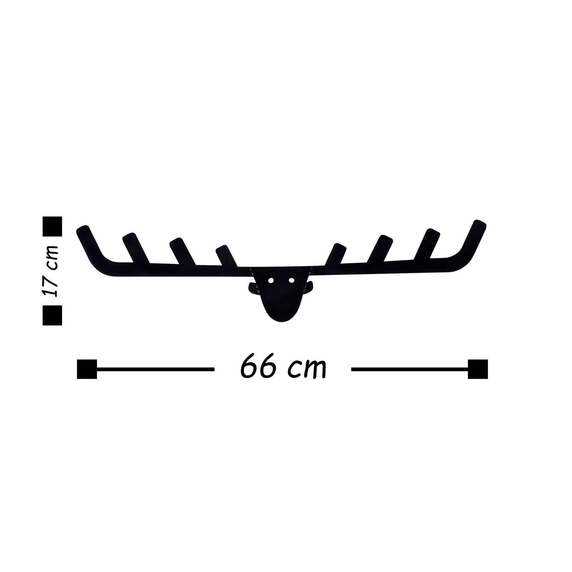Zidna dekoracija - Fém fali akasztó, Antler | AG-vitahome.hr