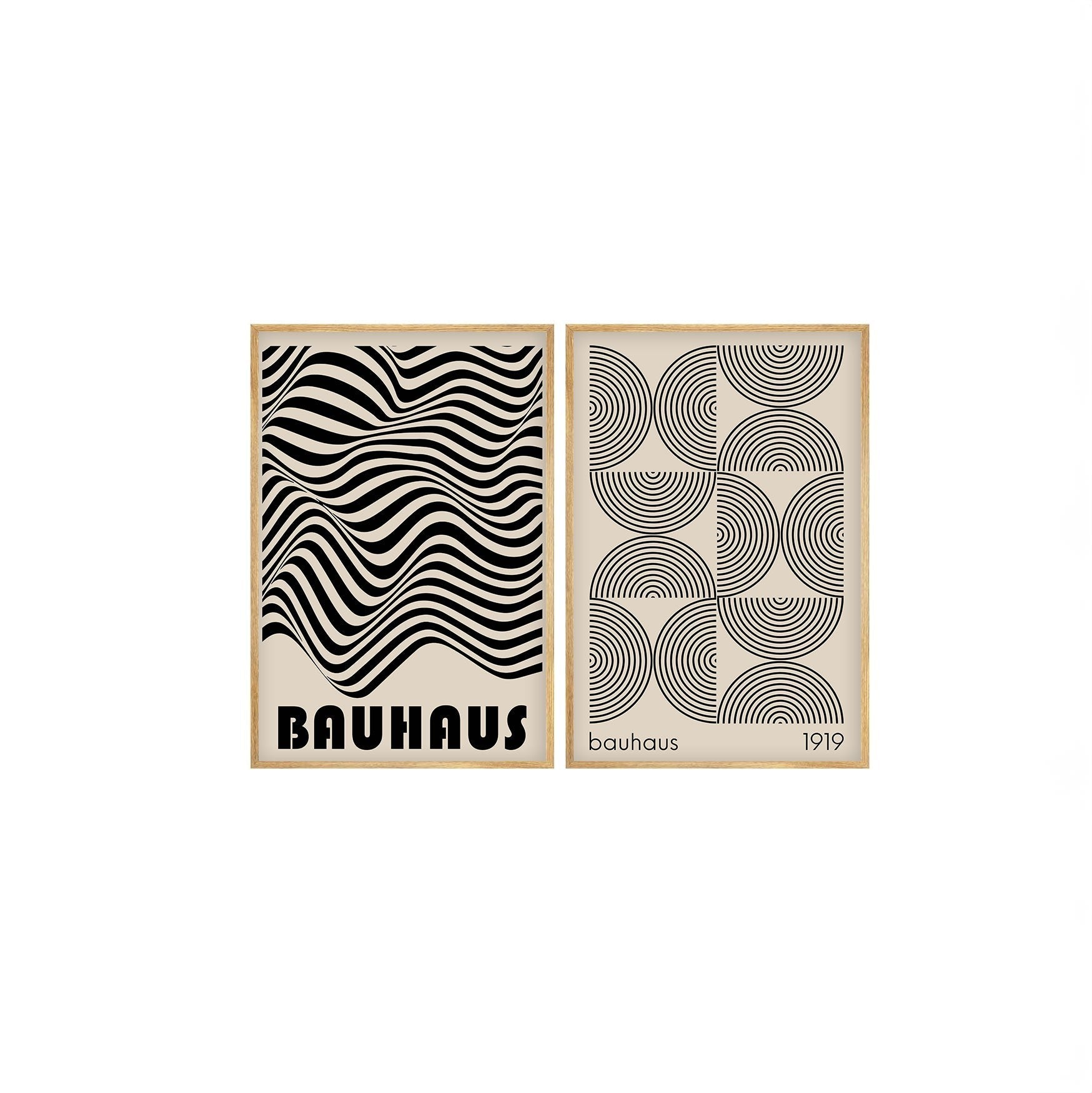 Zidna dekoracija uokvirena slika od MDF-a (2 darab) 693BSE3020 | AG-vitahome.hr