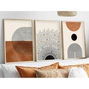 Zidna dekoracija uokvirena slika od MDF-a (3 darab) 693BSE1465 | AG-vitahome.hr