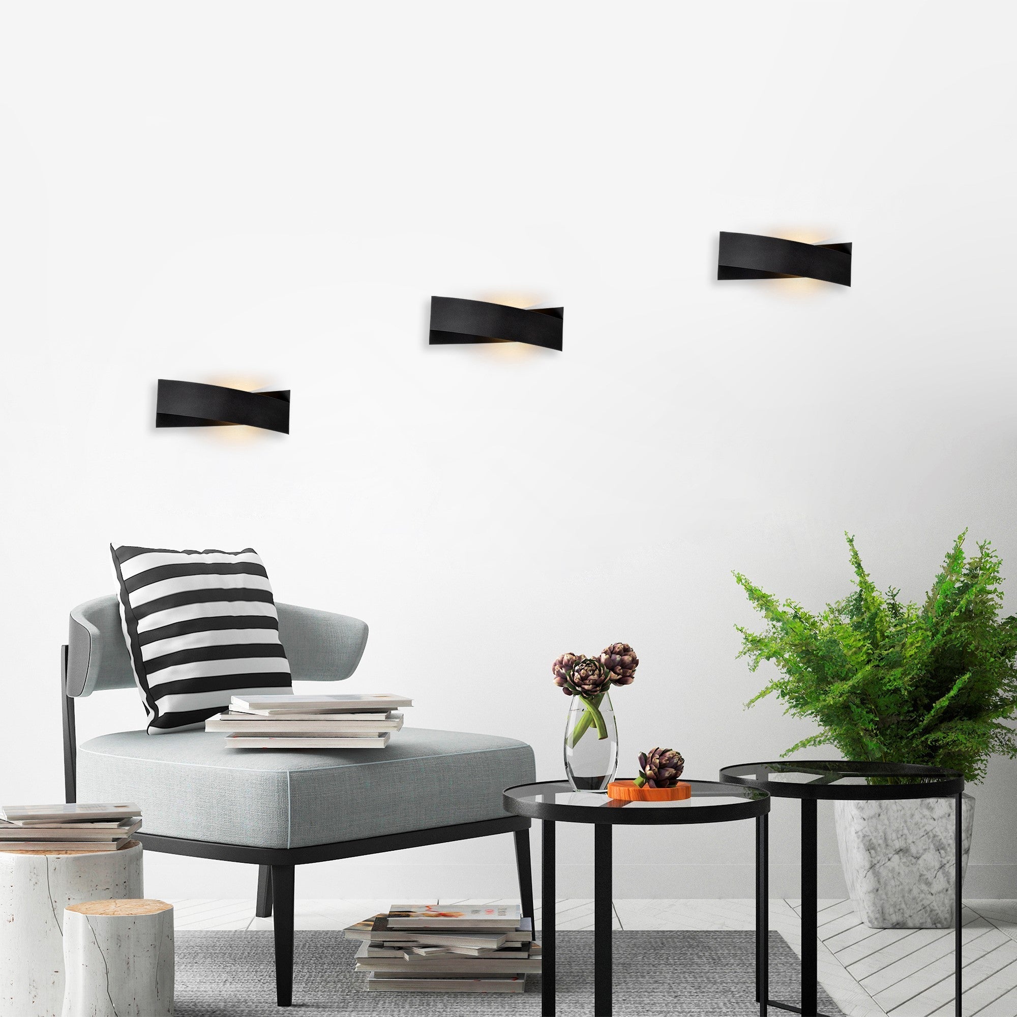 Zidna lampa 7156 - Black | AG-vitahome.hr