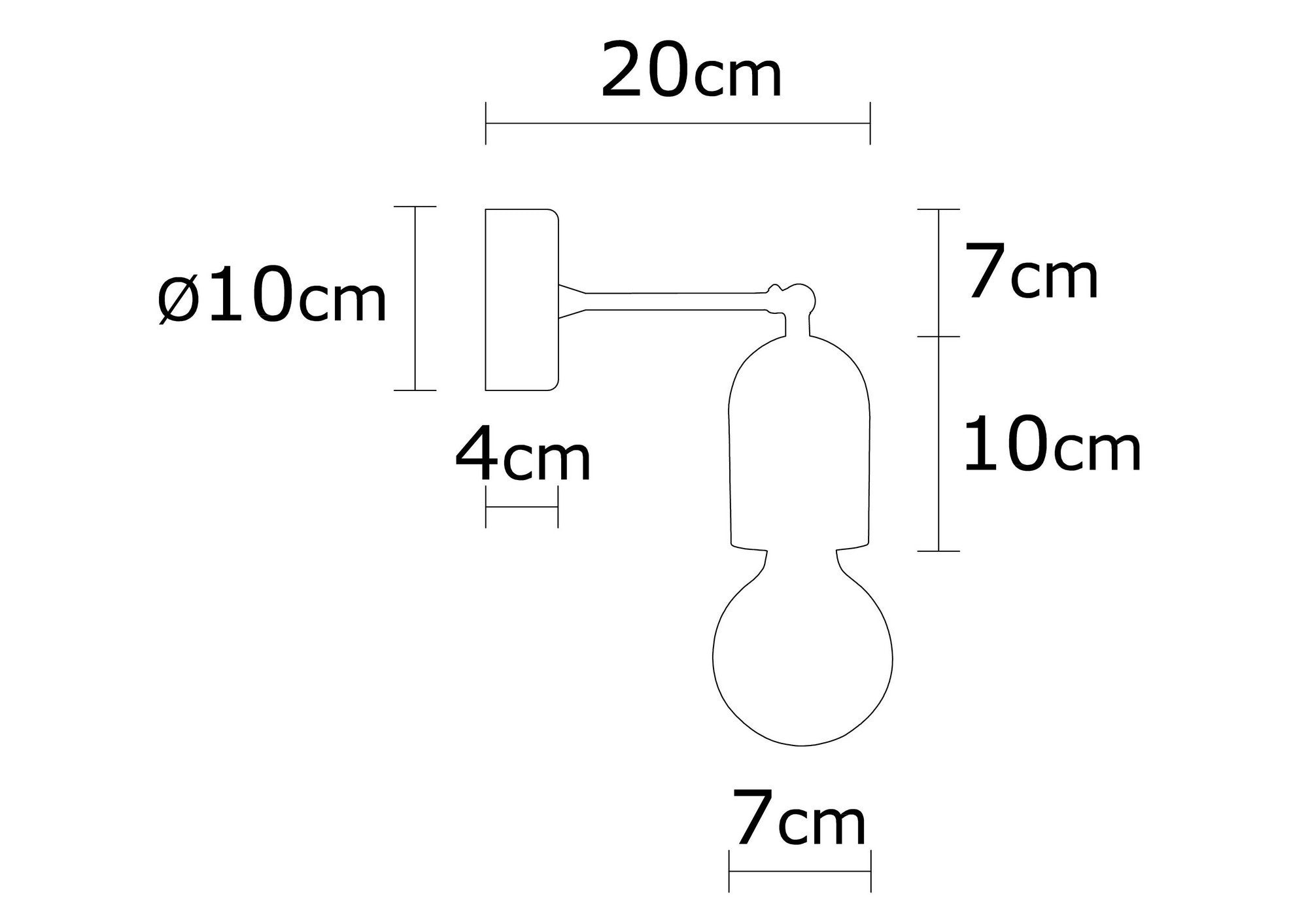 Zidna lampa Datca - N-934 | AG-vitahome.hr
