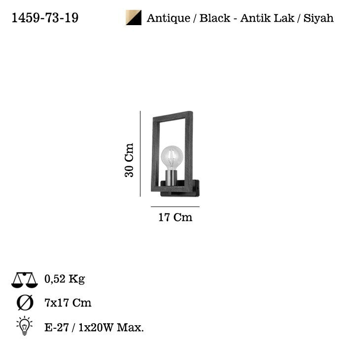 Zidna lampa Era - 73-19 | AG-vitahome.hr