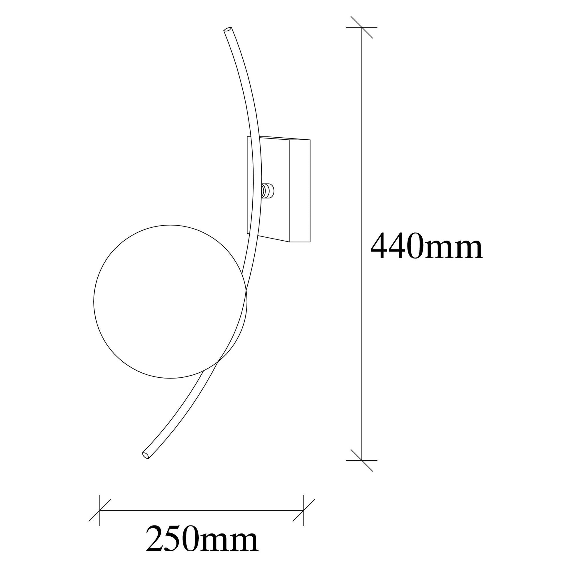 Zidna lampa Hilal - 3821 | AG-vitahome.hr