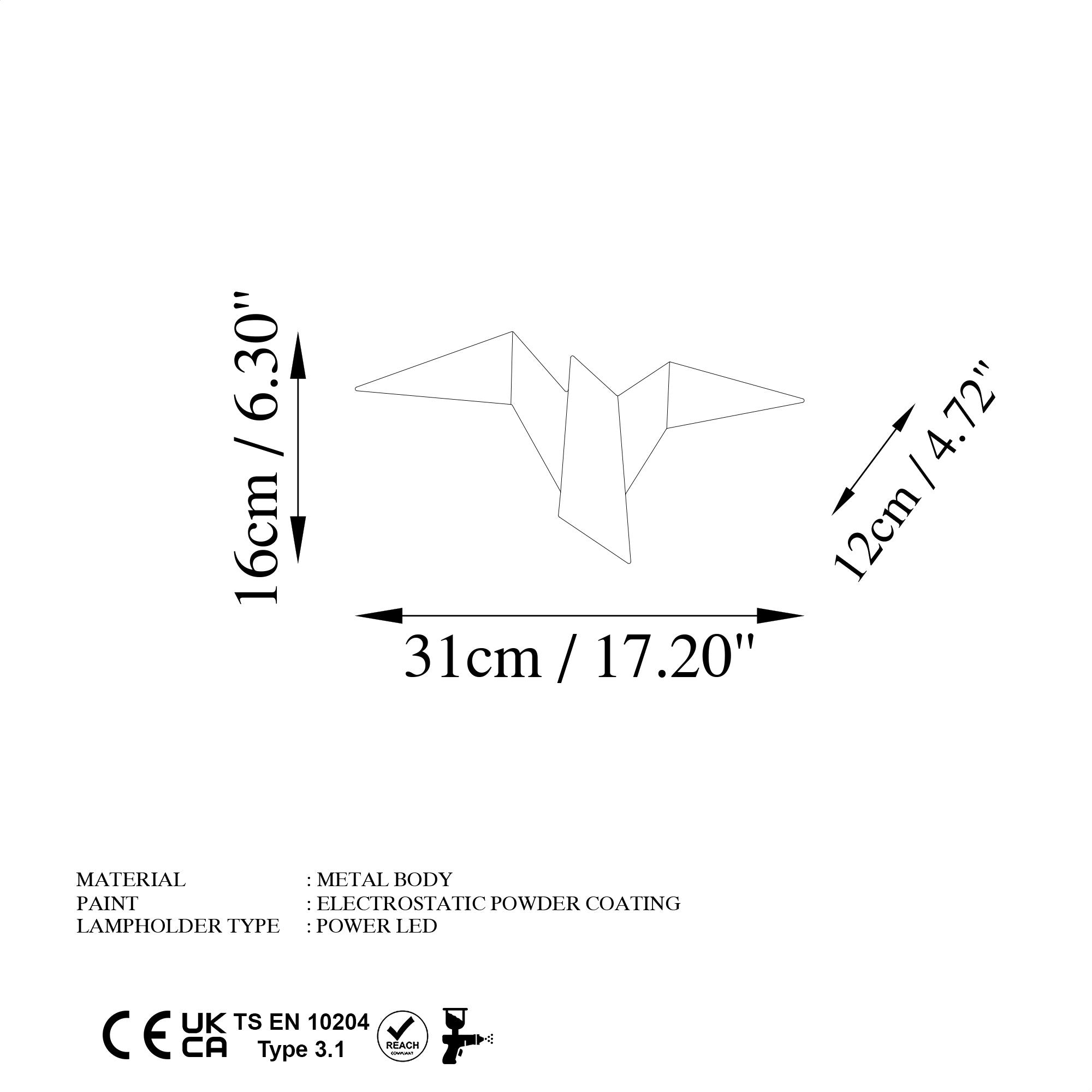 Zidna lampa Pacalı - 13503 - M | AG-vitahome.hr
