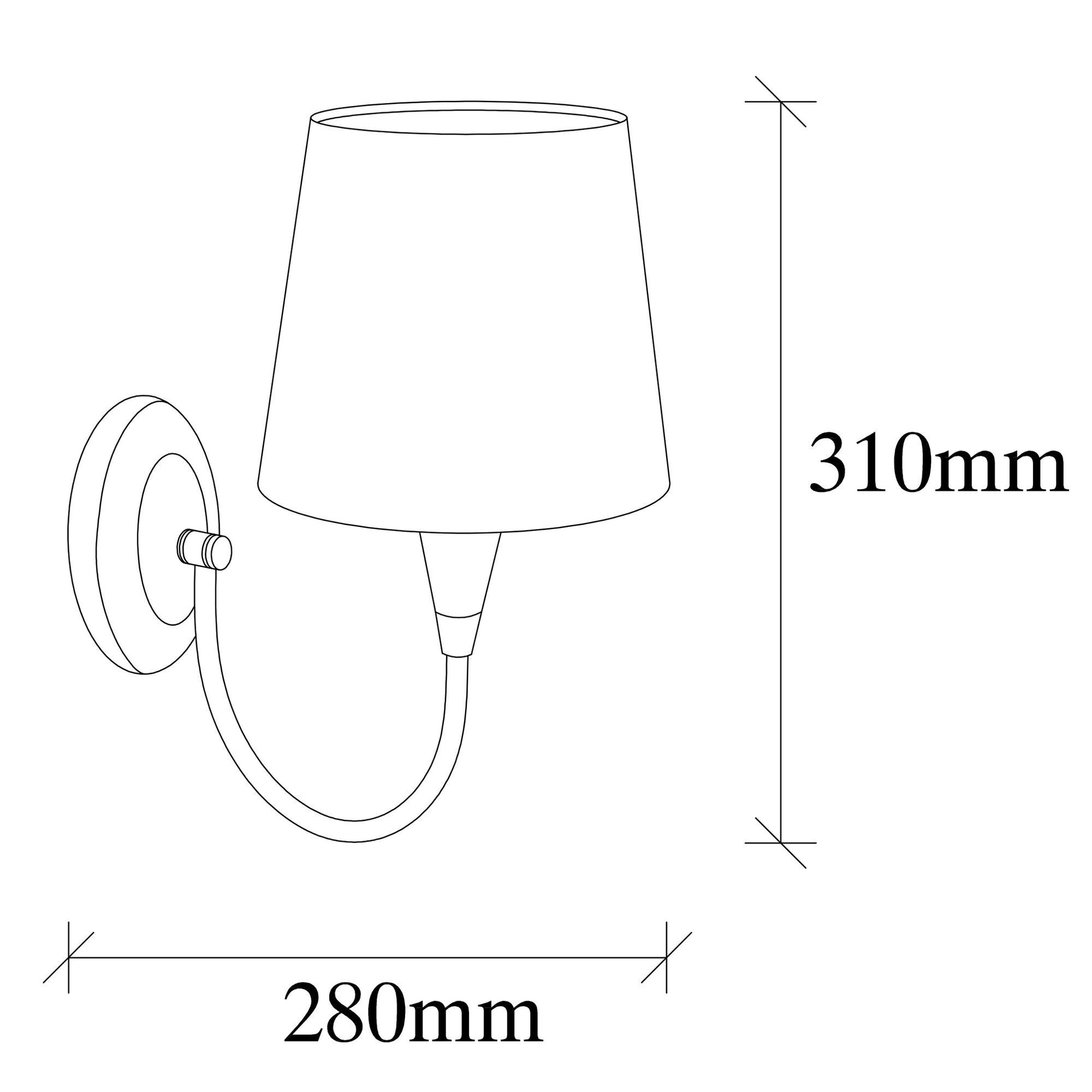 Zidna lampa Pardo - 3031 | AG-vitahome.hr